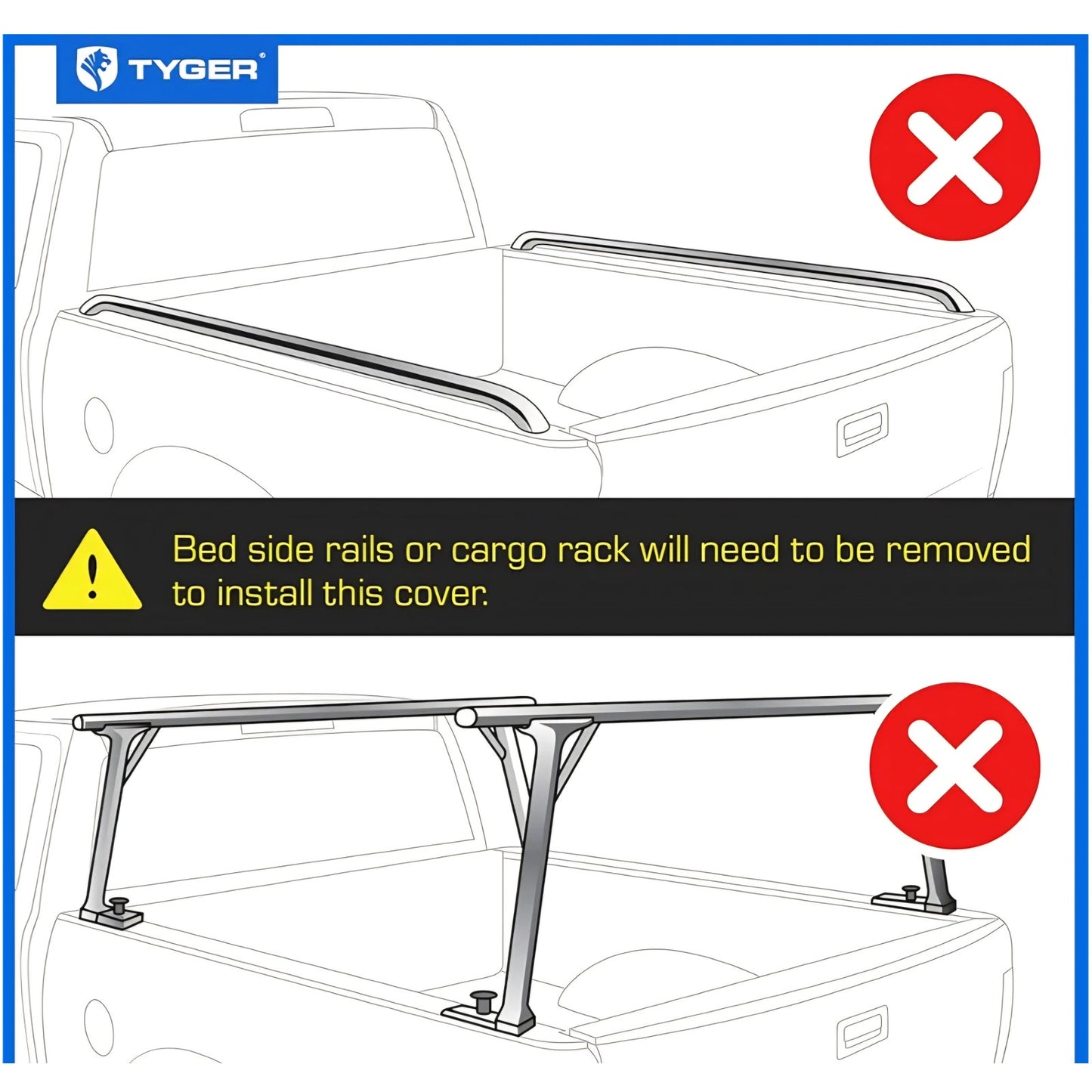 Tyger Auto T1 Soft Roll-up Truck Bed Tonneau Cover Compatible with 2021-2025 Ford F-150; Lightning