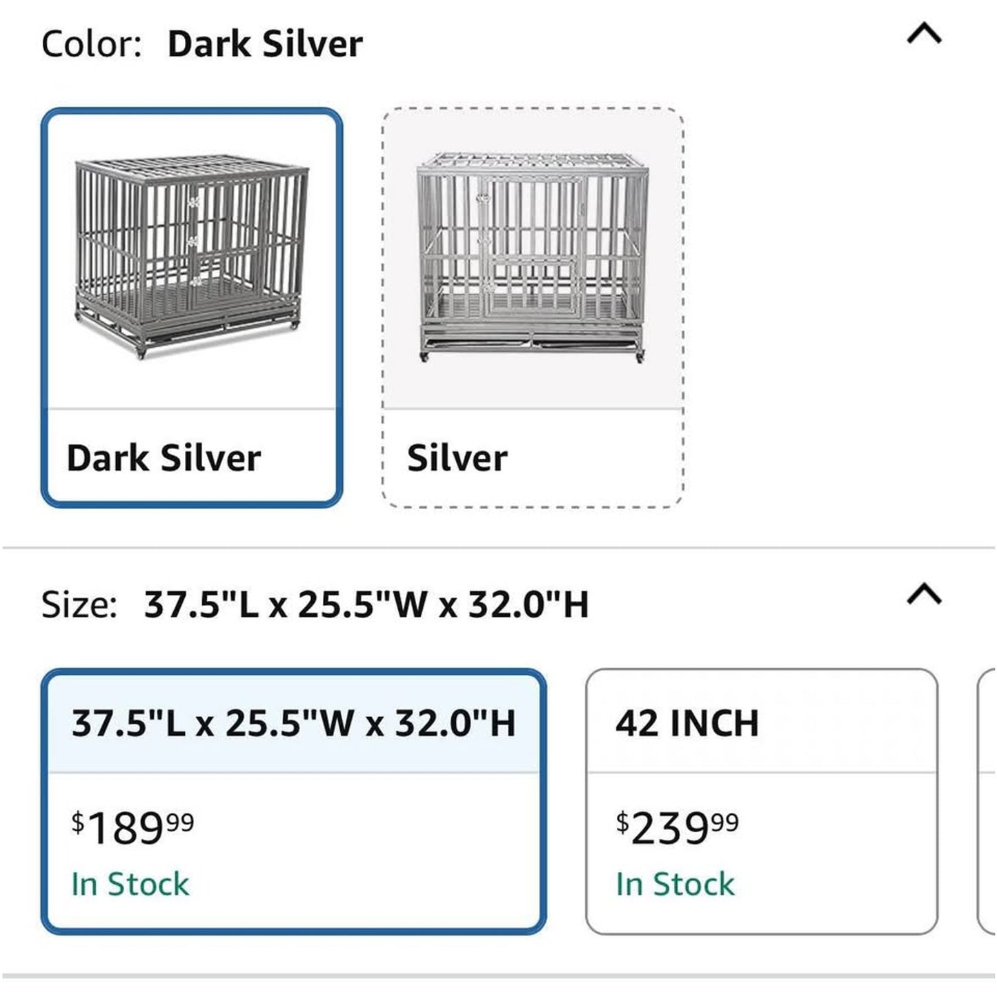 LUCKUP 38 Inch Heavy Duty Dog Cage Metal Kennel and Crate for Large Dogs,Easy to Assemble Pet Plaype