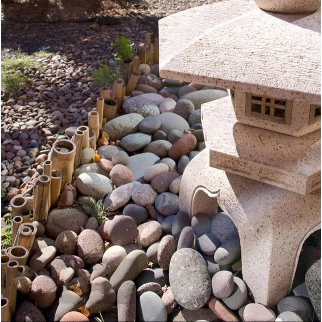 Garden Rocks Pebbles, 2-3 Inch Decorative Large River Rocks for Landscaping, Painting, Aquarium,