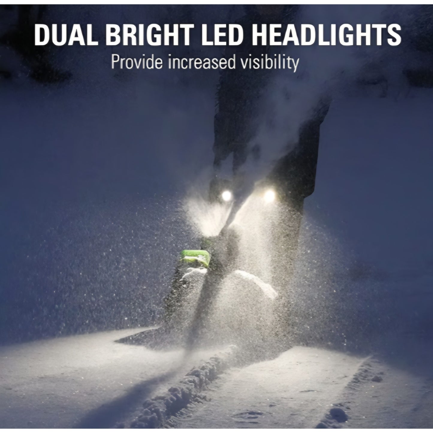 Greenworks 80V (75+ Compatible Tools) 20” Brushless Cordless Snow Blower, 2.0Ah Battery and Charger