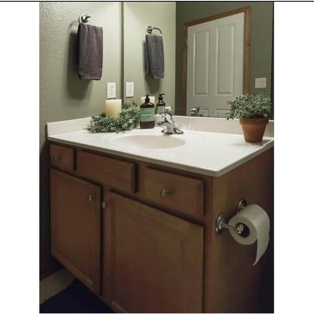 37 Inch Cultured Marble Vanity Top with Backsplash, Improved Package, Ivory – Design House,