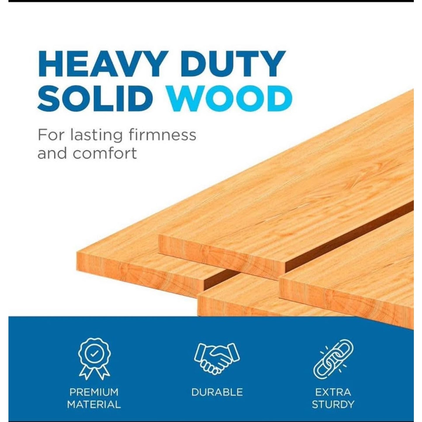 Meliusly Heavy Duty Sleeper Sofa Support Board (48x36 - Twin Size) Reinforced Wood Sofa Bed Support,