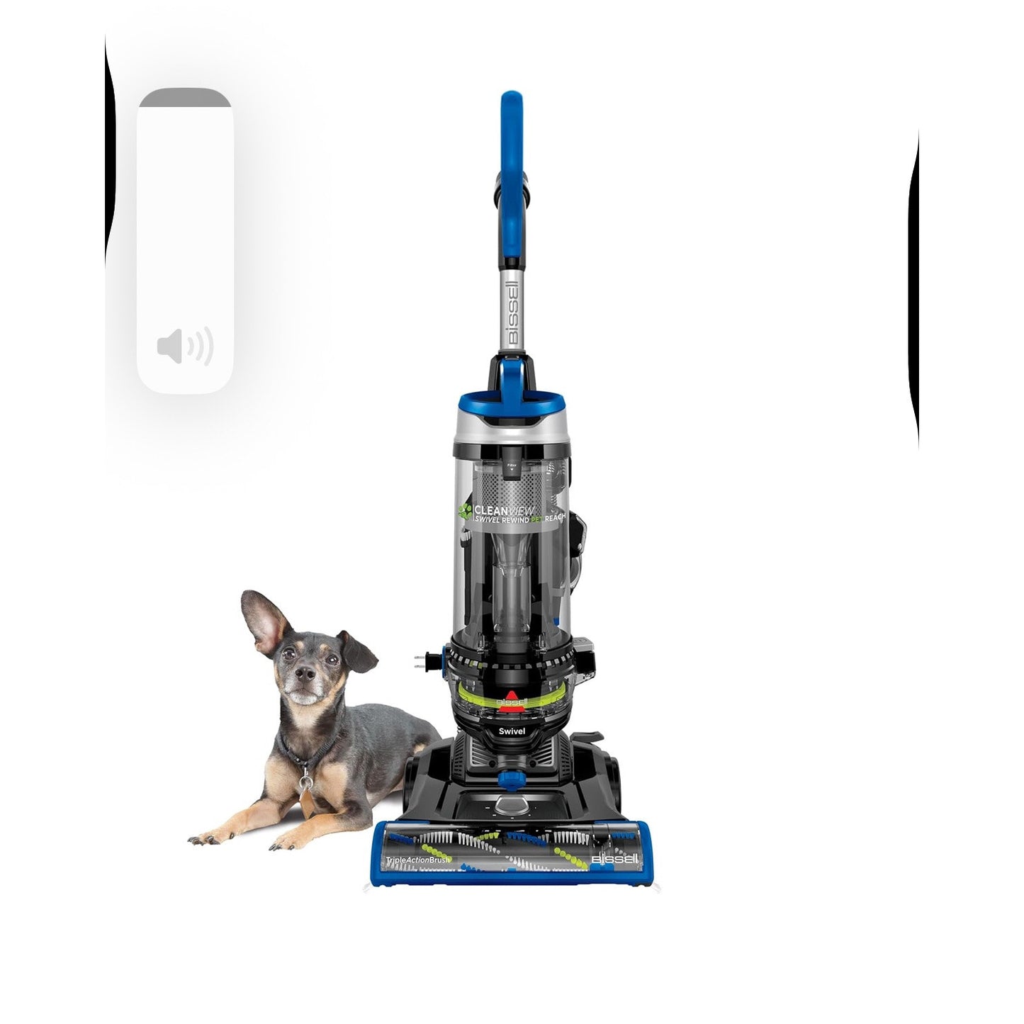 issell CleanView Swivel Rewind Pet Reach Vacuum Cleaner, with Quick Release Wand, Swivel Steering