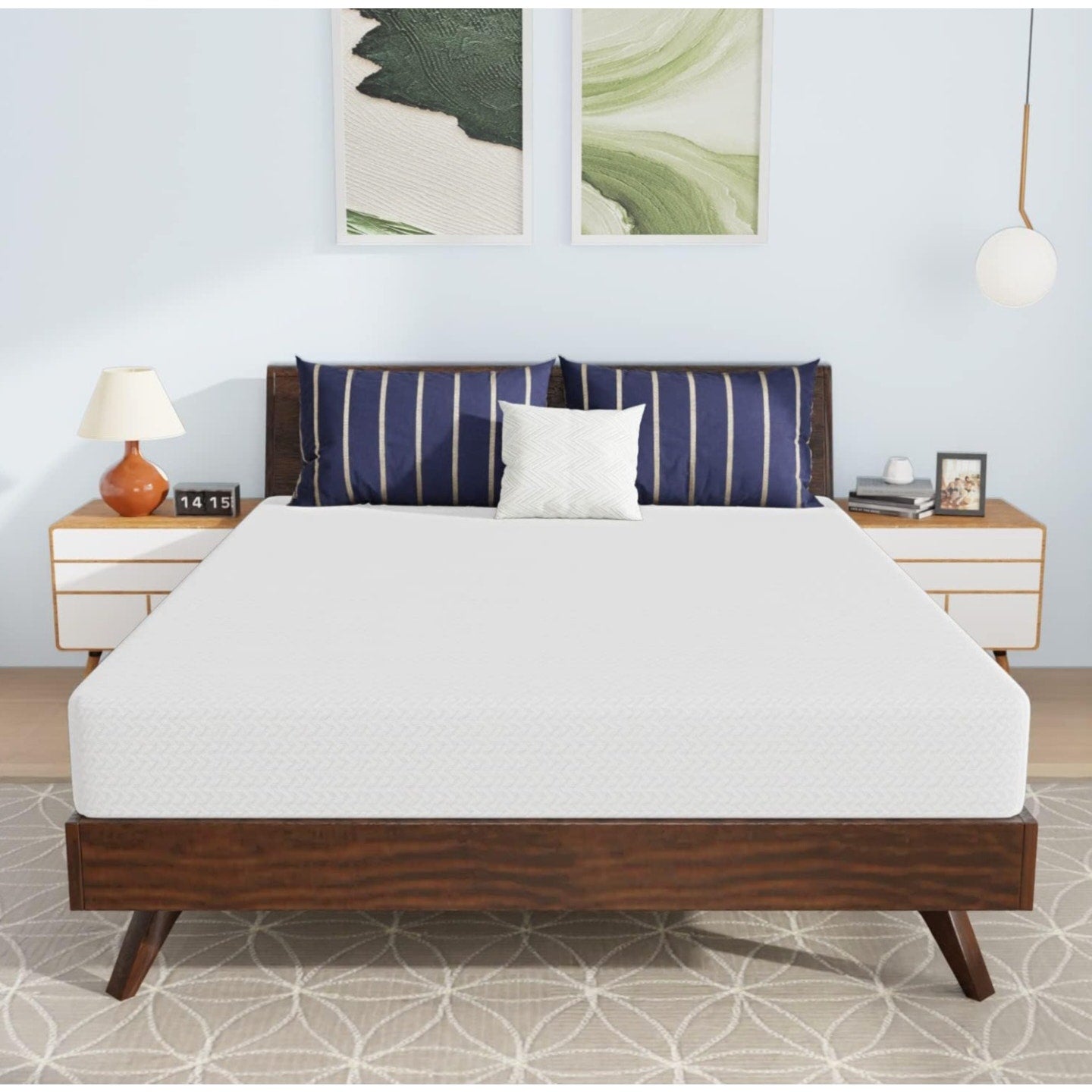 PayLessHere Memory Foam Queen Mattress Cooling Gel Bamboo Charcoal Infused Mattress 8 inch Mattress