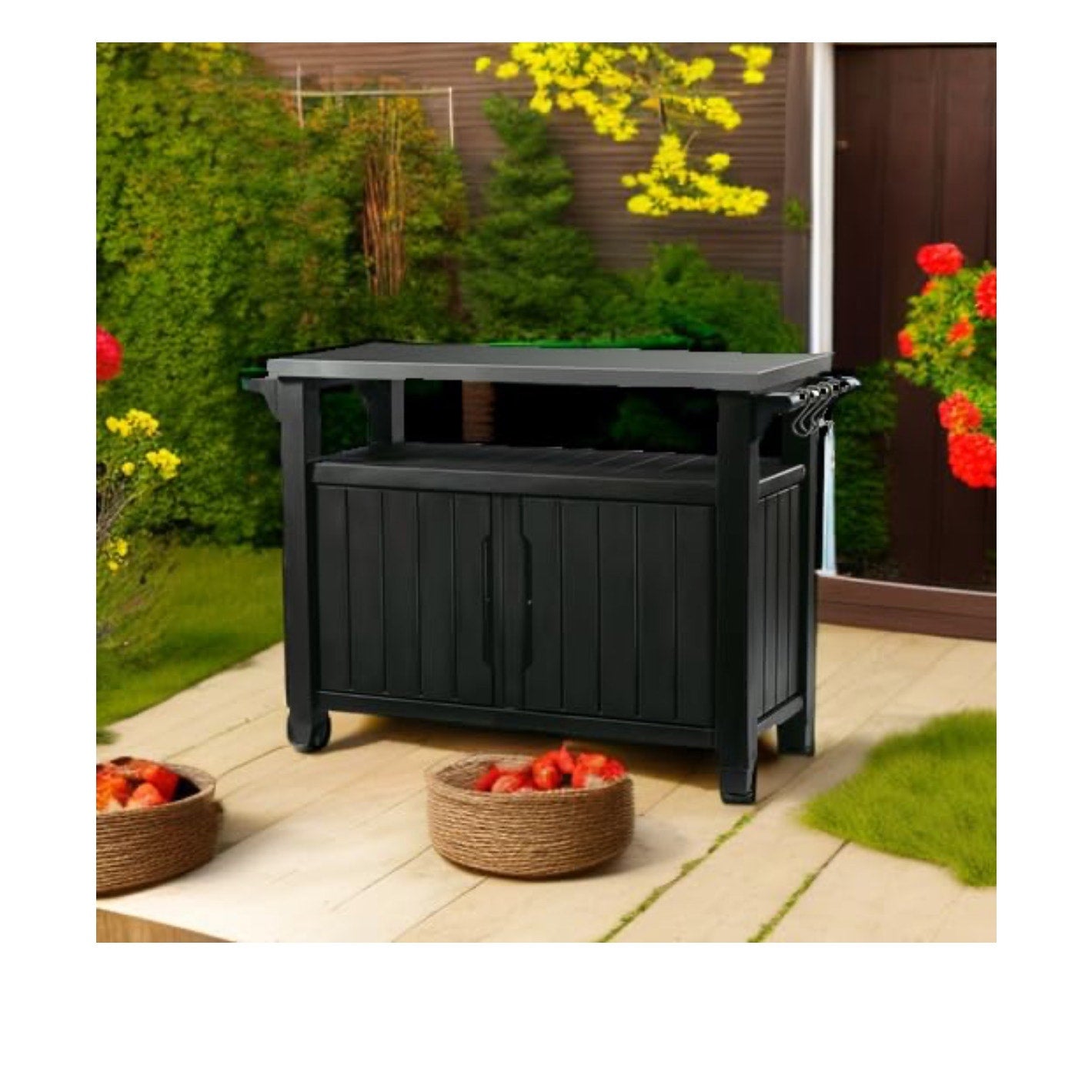 Unity XL Portable Outdoor Table with Stainless Steel Top for Kitchen Prep