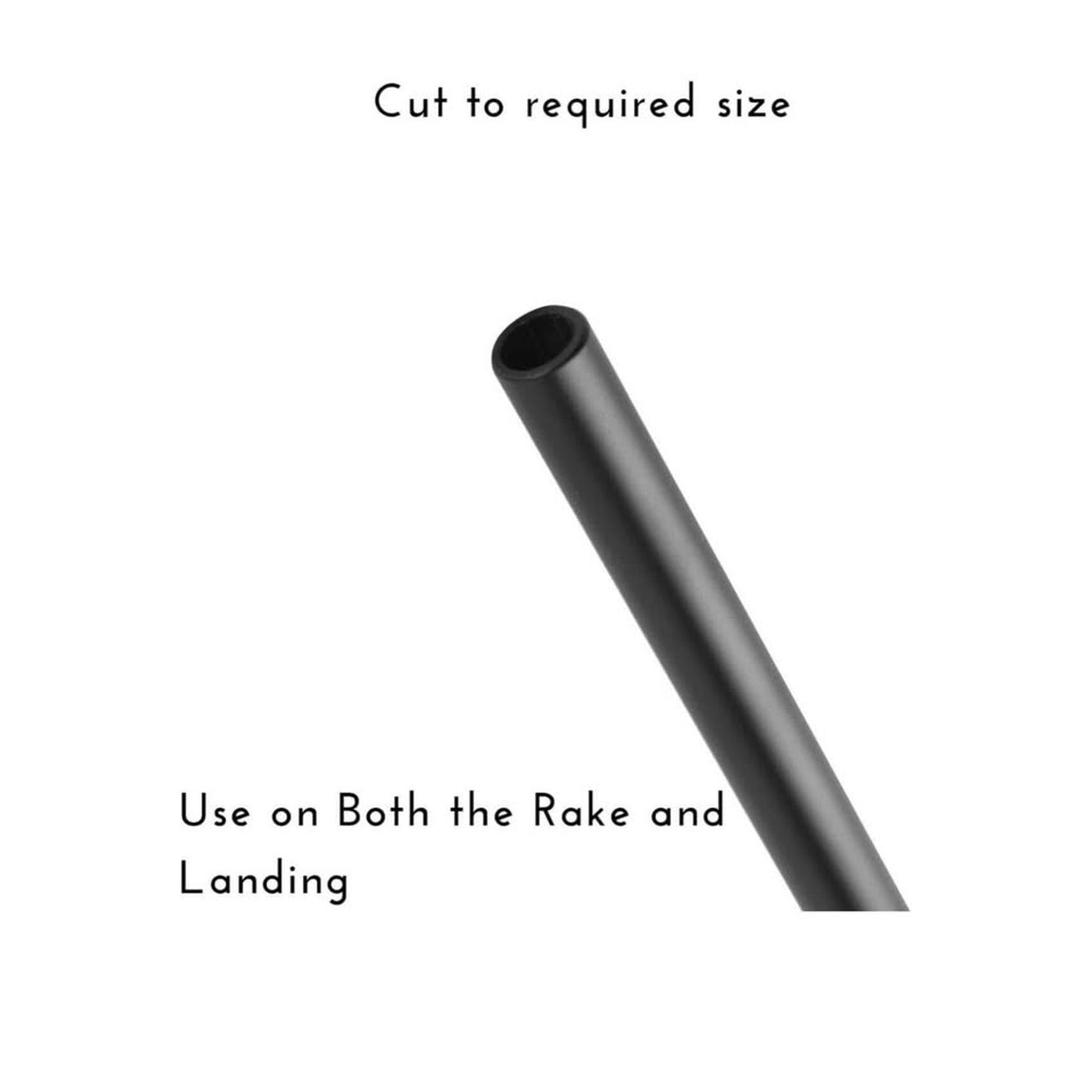 5 Feet x 5/8-inch Round Horizontal Bar Baluster for Stair Remodel - Wrought Stair Iron Baluster for