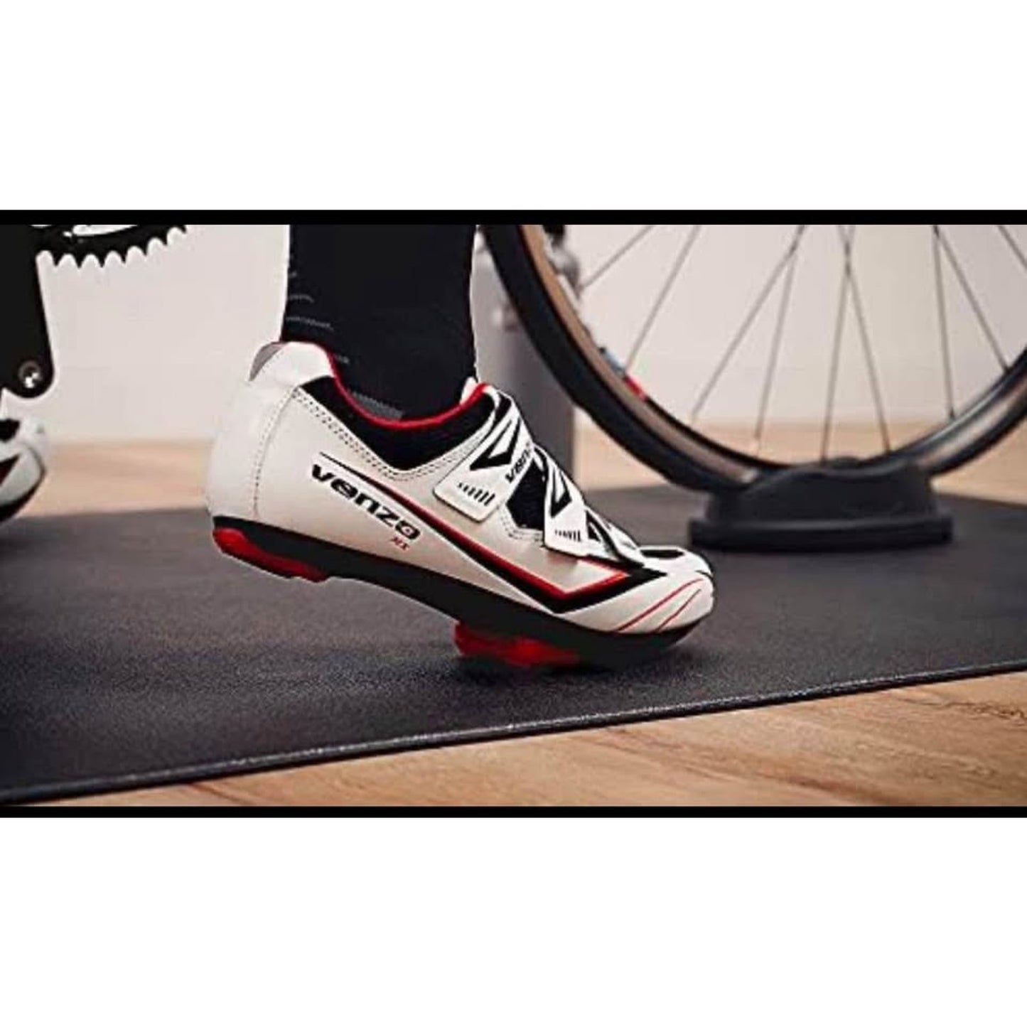 CyclingDeal High Density Trainer Floor Mat - Compatible with Indoor Exercise Stationary Bike Treadmi