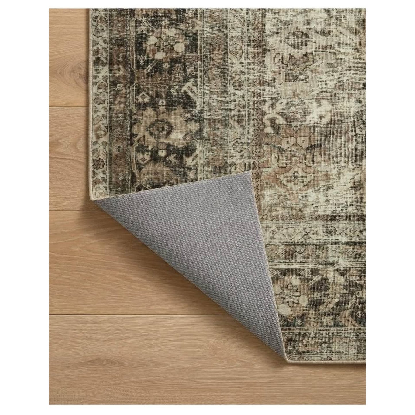 Loloi Magnolia Home by Joanna Gaines Sinclair Collection SIN-01 Pebble/Taupe 5'-0" x 7'-0", .25" Pil