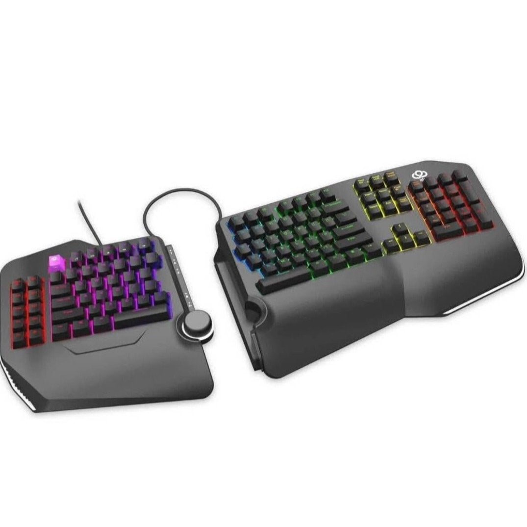 Cloud Nine C989M Ergonomic Mechanical Keyboard for PC - Kailh Tactile Brown Switches