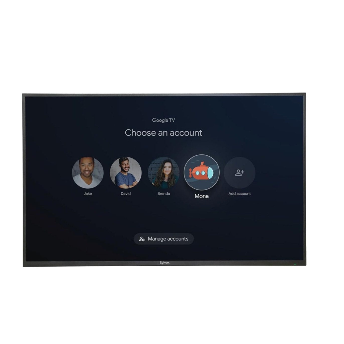 SYLVOX 43 Inch Outdoor Smart Television Weatherproof Google TV, 4K 700NIT High Brightness Temperatu