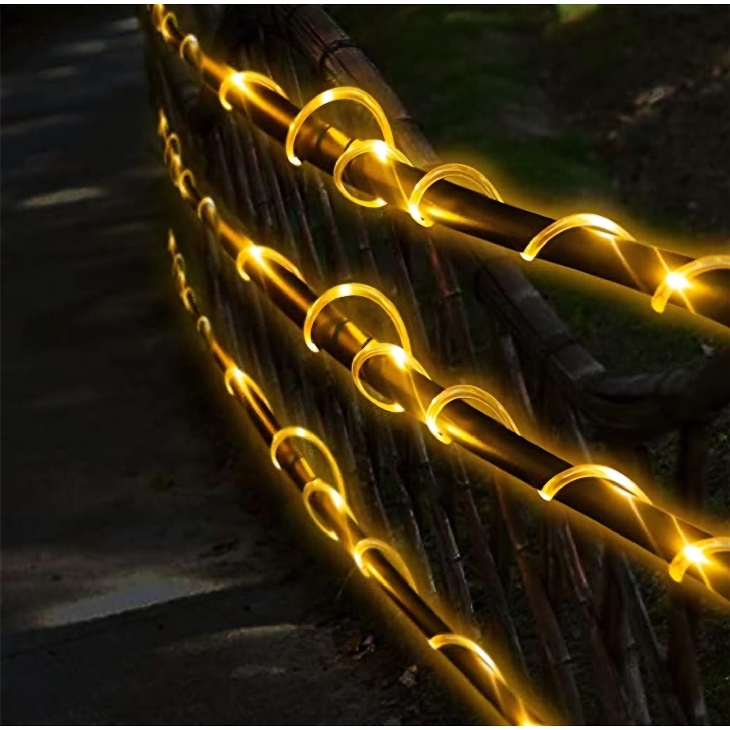 (New) 100FT Rope Lights Outdoor, 720 LED Waterproof Rope Lights, LED Connectable Flexible TubeLight