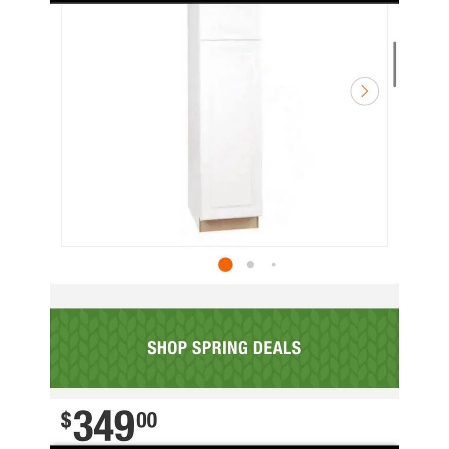 Hampton 18 in. W x 24 in. D x 84 in. H Assembled Pantry Kitchen Cabinet in Satin White