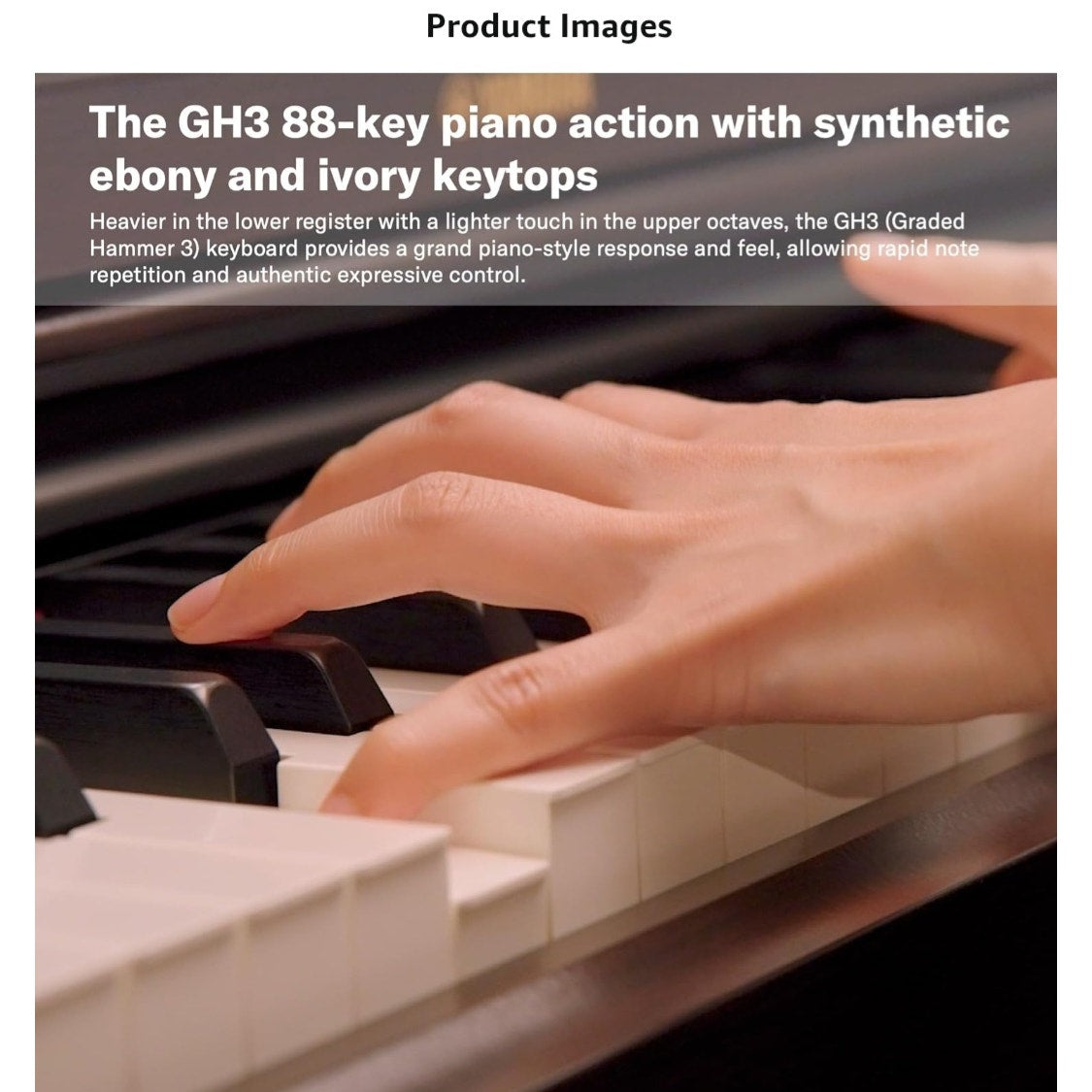 Yamaha Arius, Console Digital Weighted 88-Key Graded Hammer 3 Action, CFX Concert Grand Piano Sound, Includes Bench, Black (YDP165B)