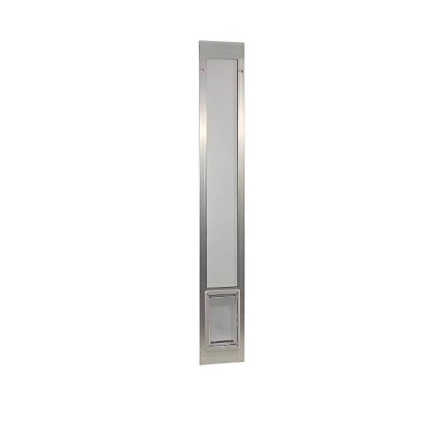 Ideal Pet Products Aluminum Pet Patio Door, Adjustable Height 77-5/8" to 80-3/8", 7" x 11-1/4" Flap