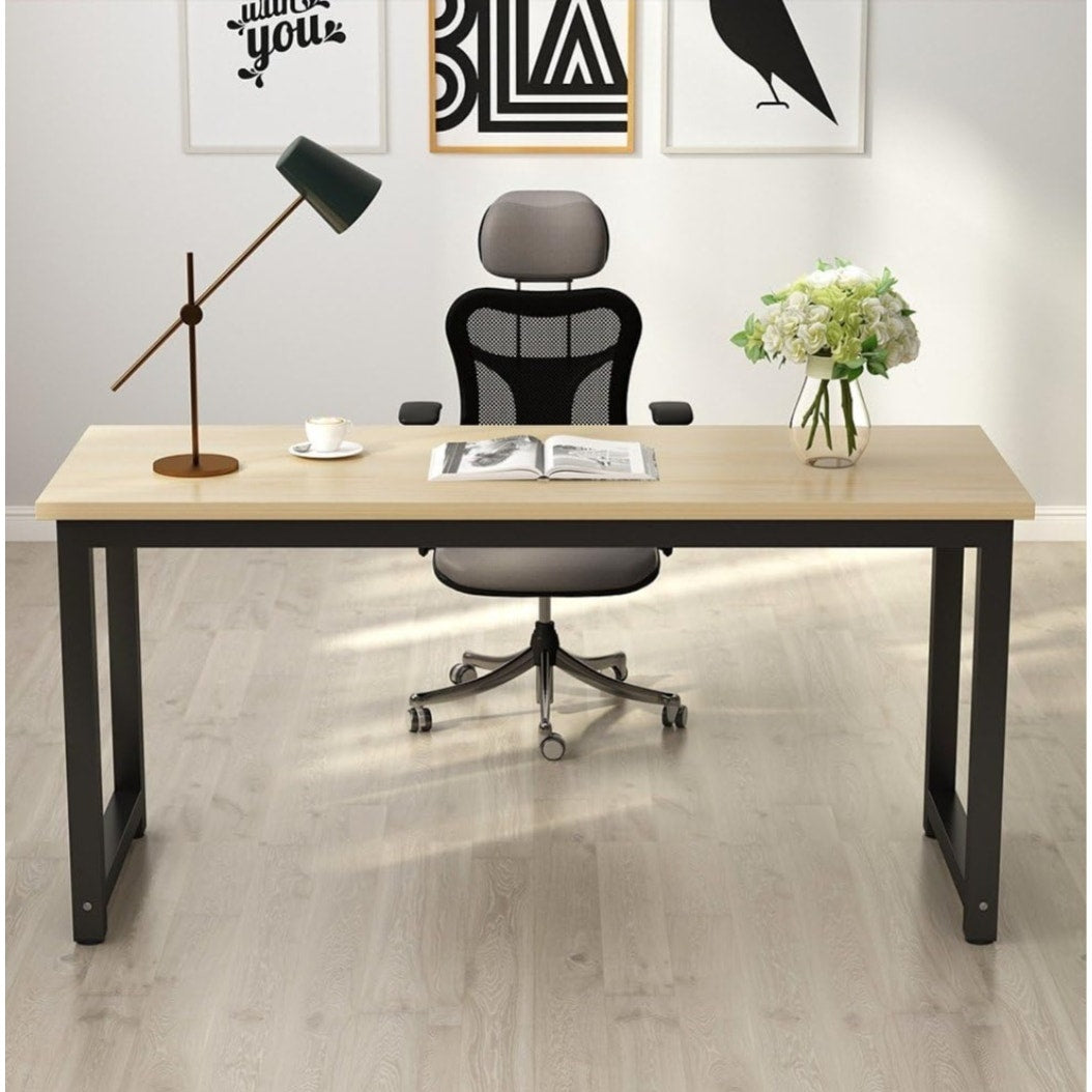 Tribesigns Computer Desk, Large Office Desk Computer Table Study Writing Desk for Home Office,