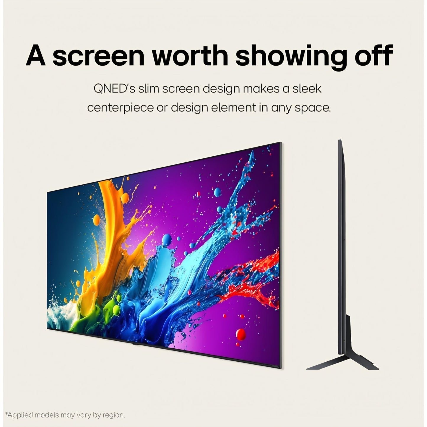 LG 43-Inch Class QNED80T Series LED Smart TV 4K Processor Flat Screen with Magic Remote AI-Powered with Alexa Built-in (43QNED80TUC, 2024)