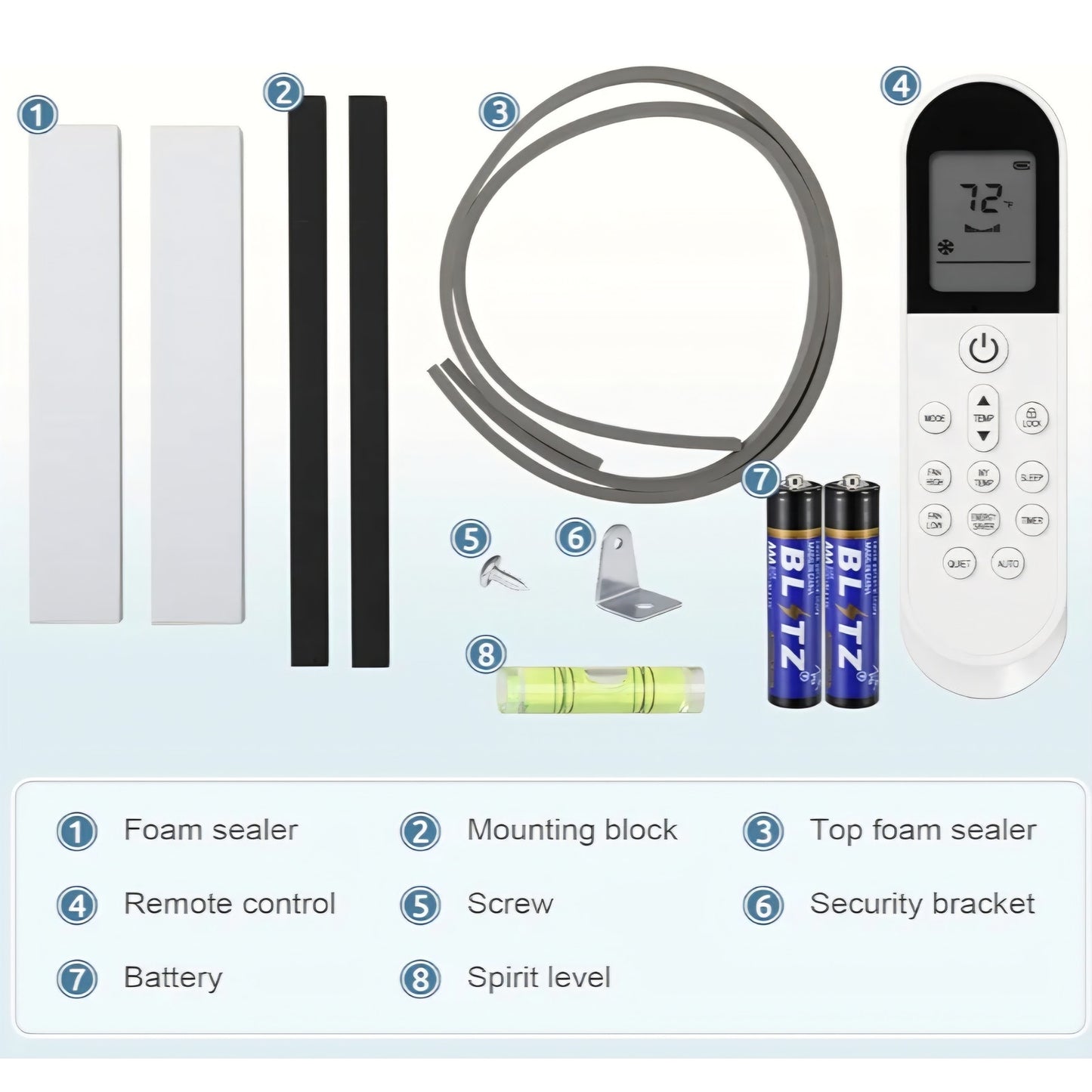 Antarctic Star 10,000 BTU Window Air Conditioners, U-Shaped Air Condtioner Window Unit Cools up to 450 Sq. Ft, 6 Modes 24H Timer Energy-saving Window AC Units, Easy to Install, White
