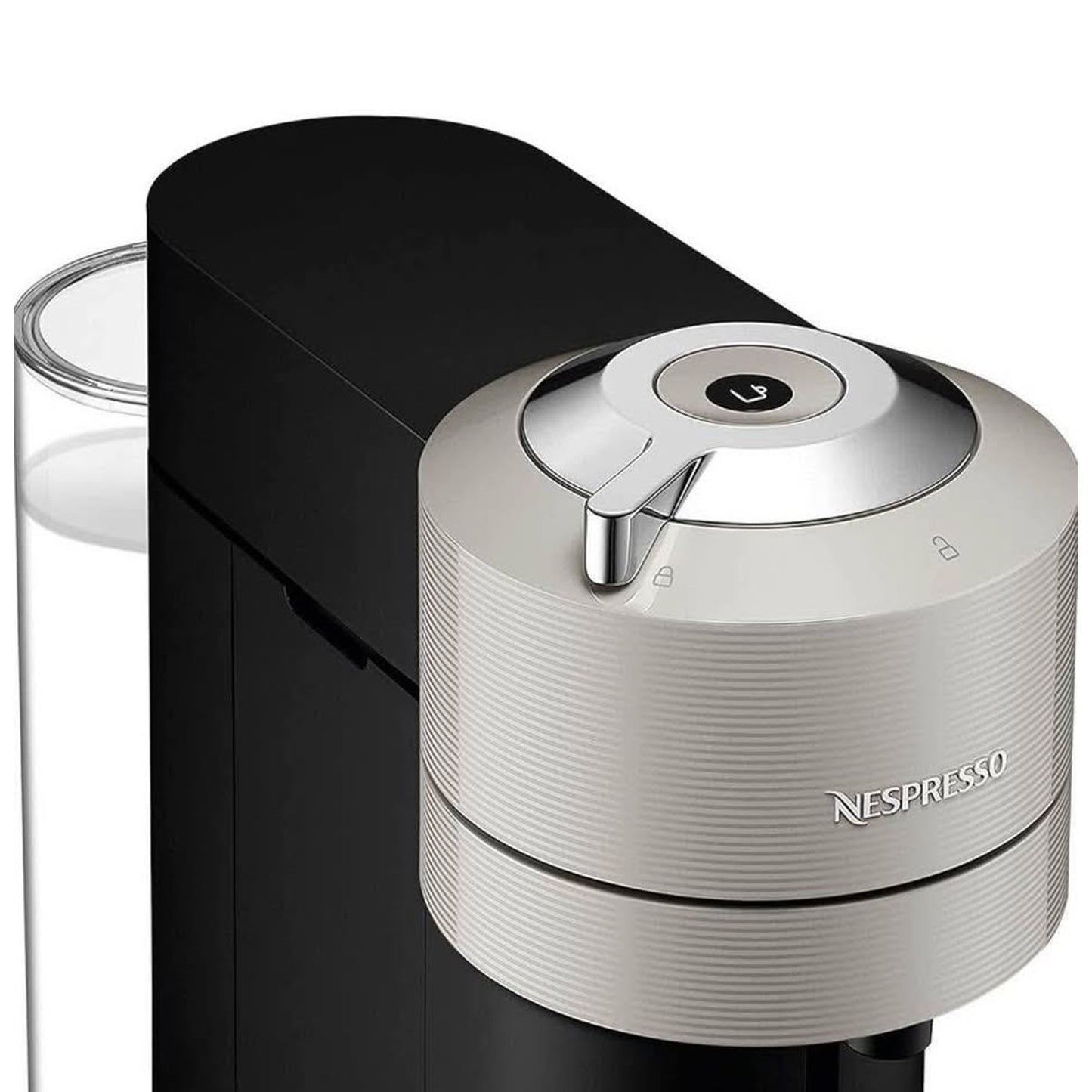 Nespresso Vertuo Next Coffee and Espresso Maker by Breville, with Aeroccino Milk Frother, Light Grey