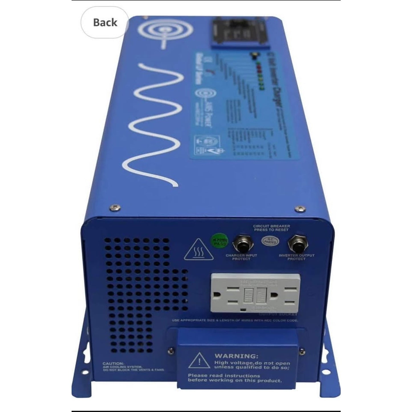 $650 obo AIMS Power PICOGLF30W12V120VR 3000 Watt and 9000 Watt Surge 12VDC Input to 120VAC Output Pu