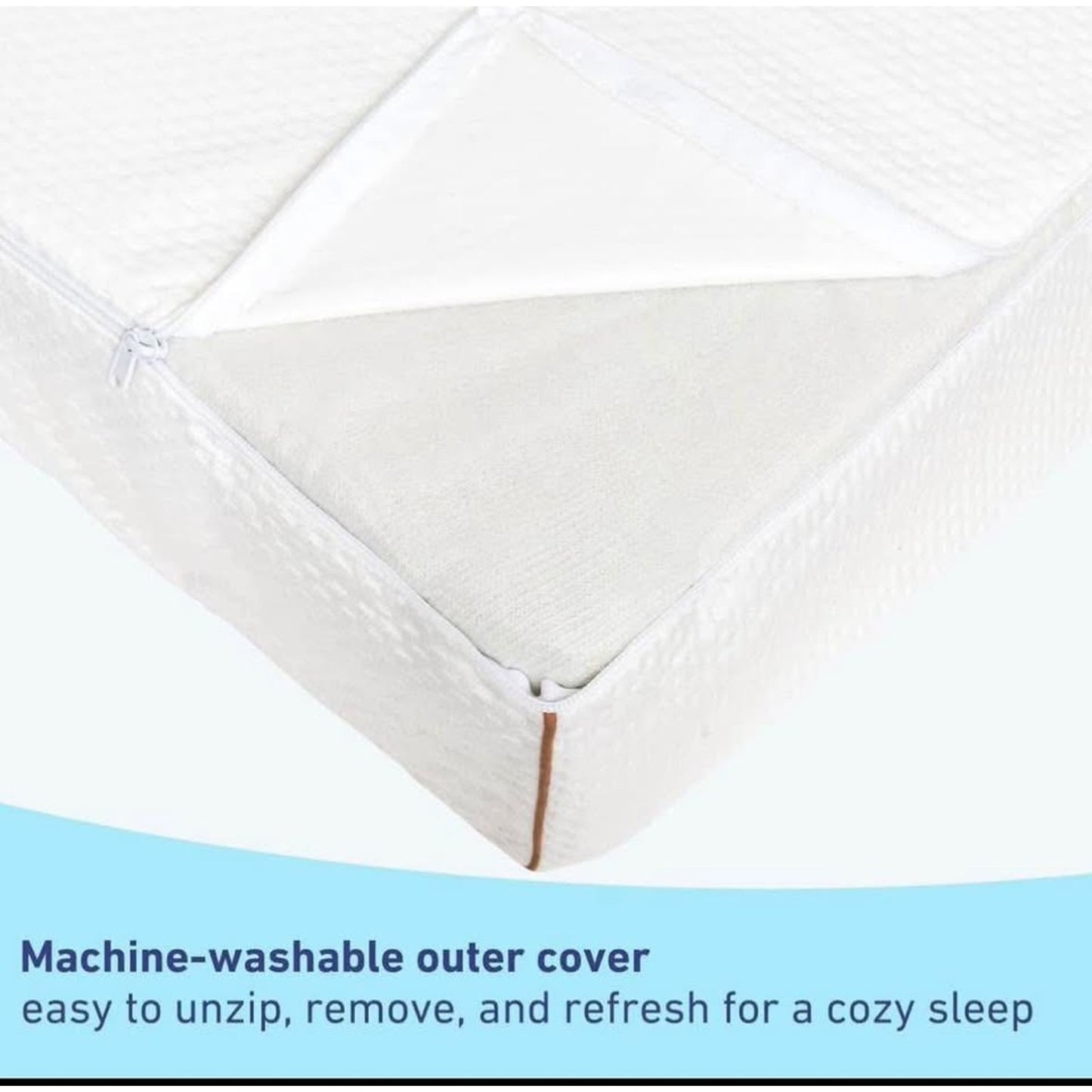 Graco Dual-Comfort Crib Mattress & Protector Value Bundle (2-Pack) – Includes GREENGUARD Gold Certif