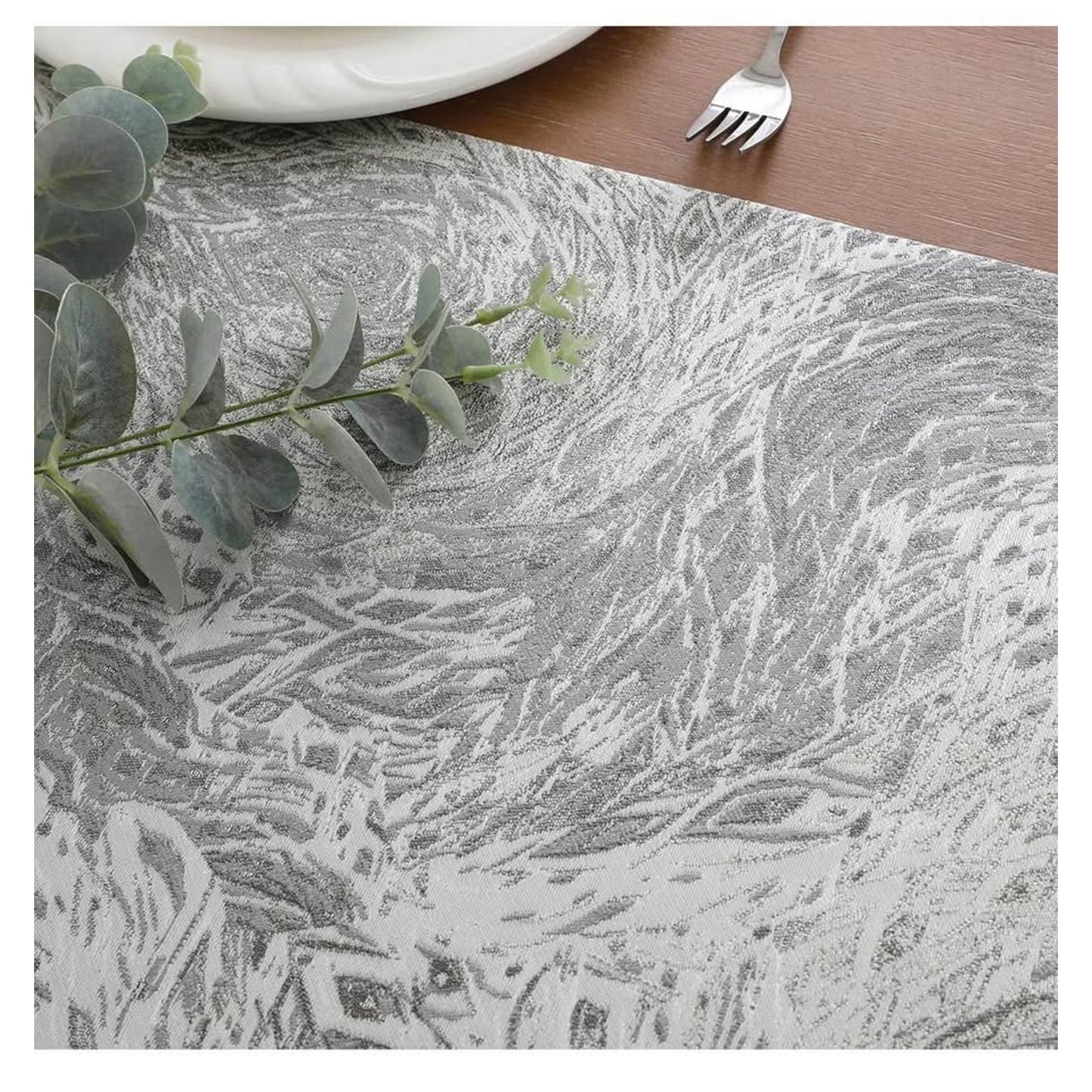 Majestic Giftware Premium Jacquard Table Runner (TR1353-16x144) - 16x144 Inches Jacquard Cloth for D