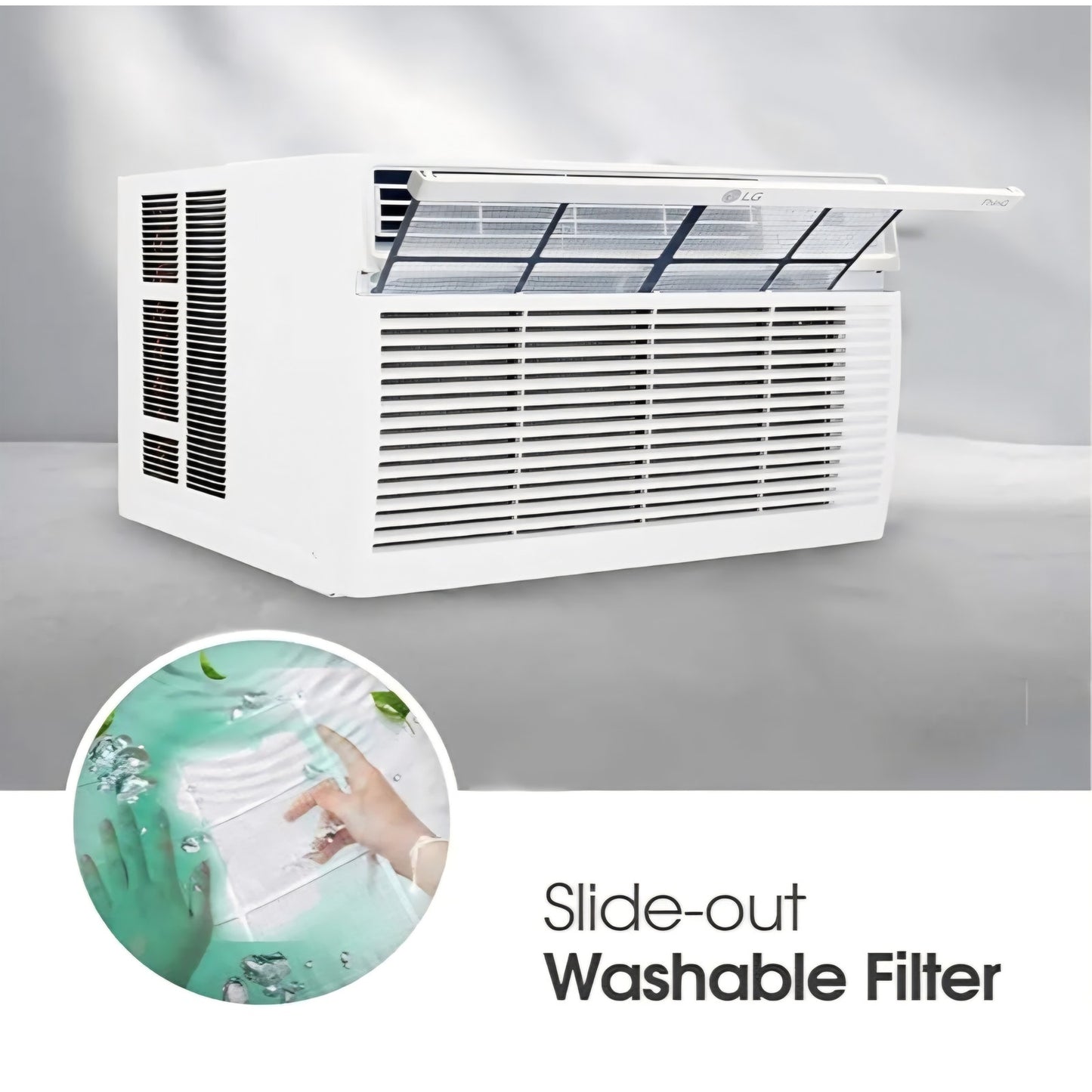 LG LW1424RD, 14000 BTU, White 14,000 Window Air Conditioner, 115V, 700 Sq.Ft. (25' x 28' Room Size)