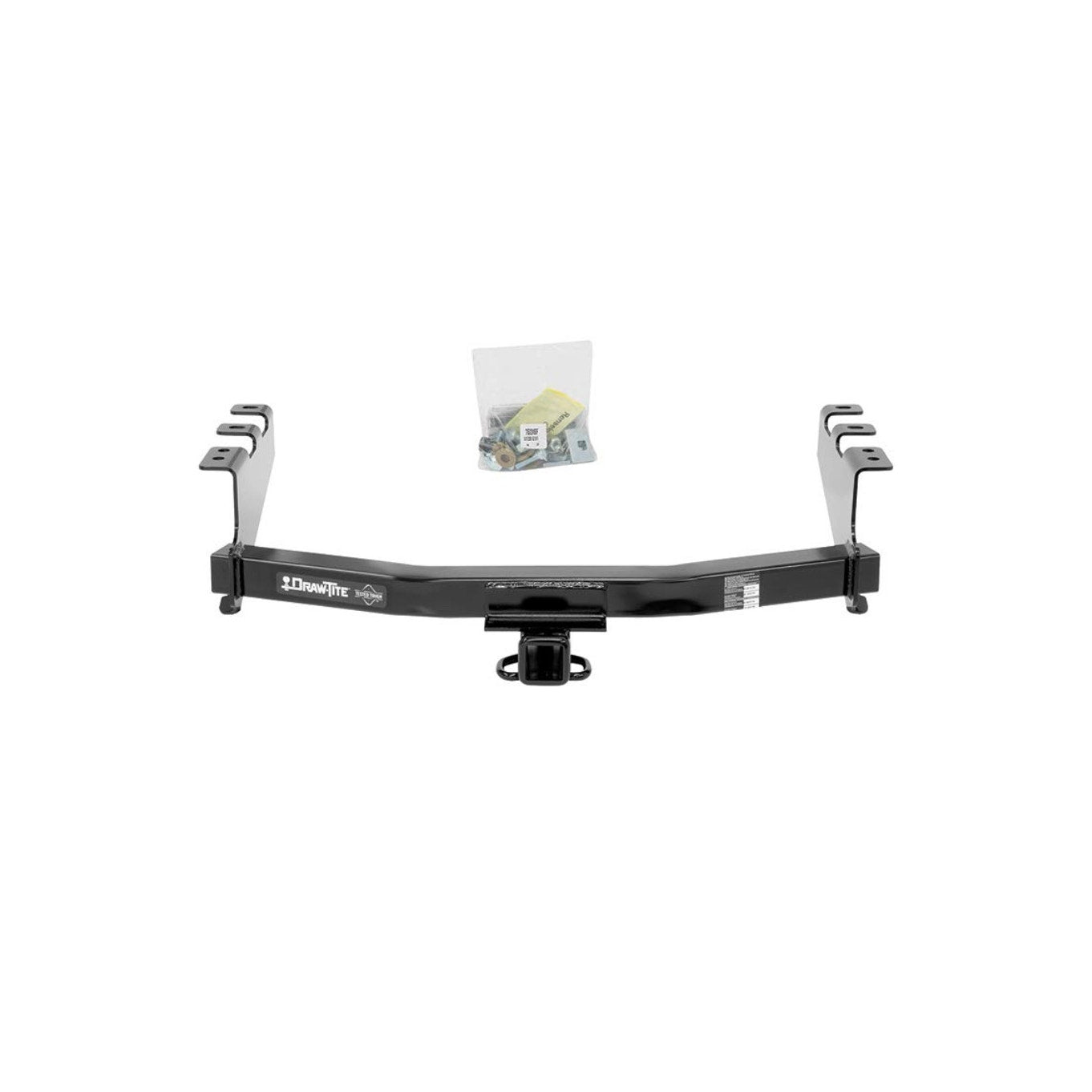Draw-Tite 76016 Class 4 Trailer Hitch, 2 Inch Square Receiver, Black,