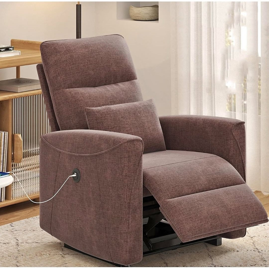 Power Recliner Chair with Adjustable Backrest Footrest, Ultra-Comfy Electric Reclining Chair