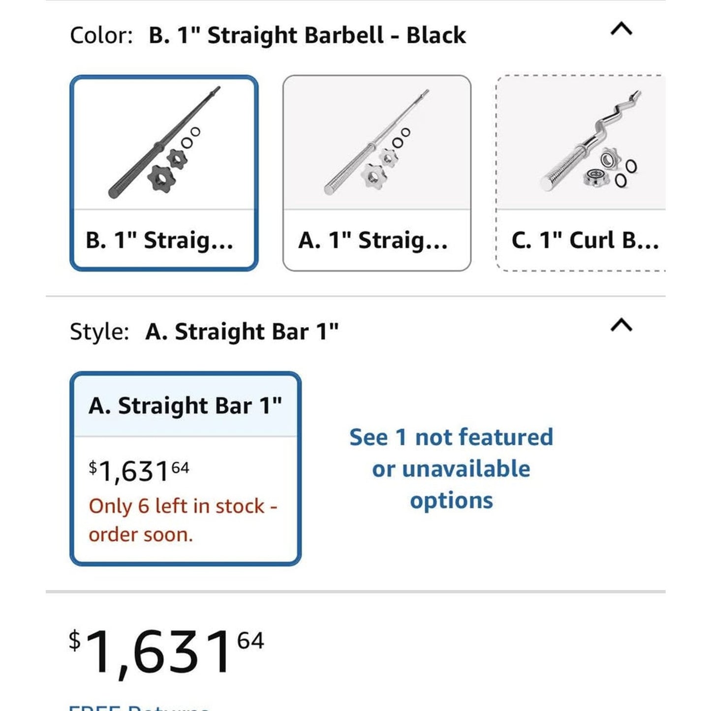Yes4All 480LB Standard Straight Barbell 60" & EZ Curl Bar 47", Weight Bar 1" Diameter - Star Lock Co