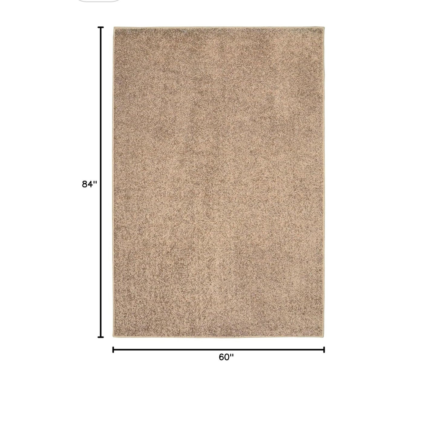 Brand: Garland Rug
Garland Rug Basic Plush 5' x 7' Beige/Tan Area Rug - Soft & Stylish