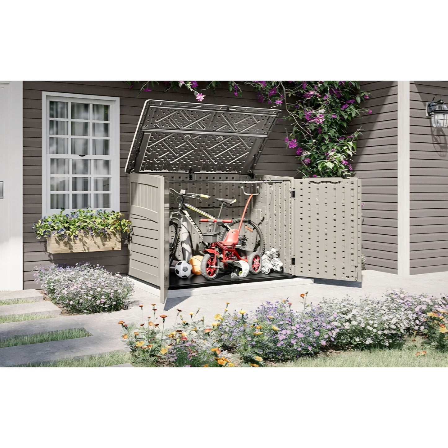 Horizontal Storage Shed, Made in The USA