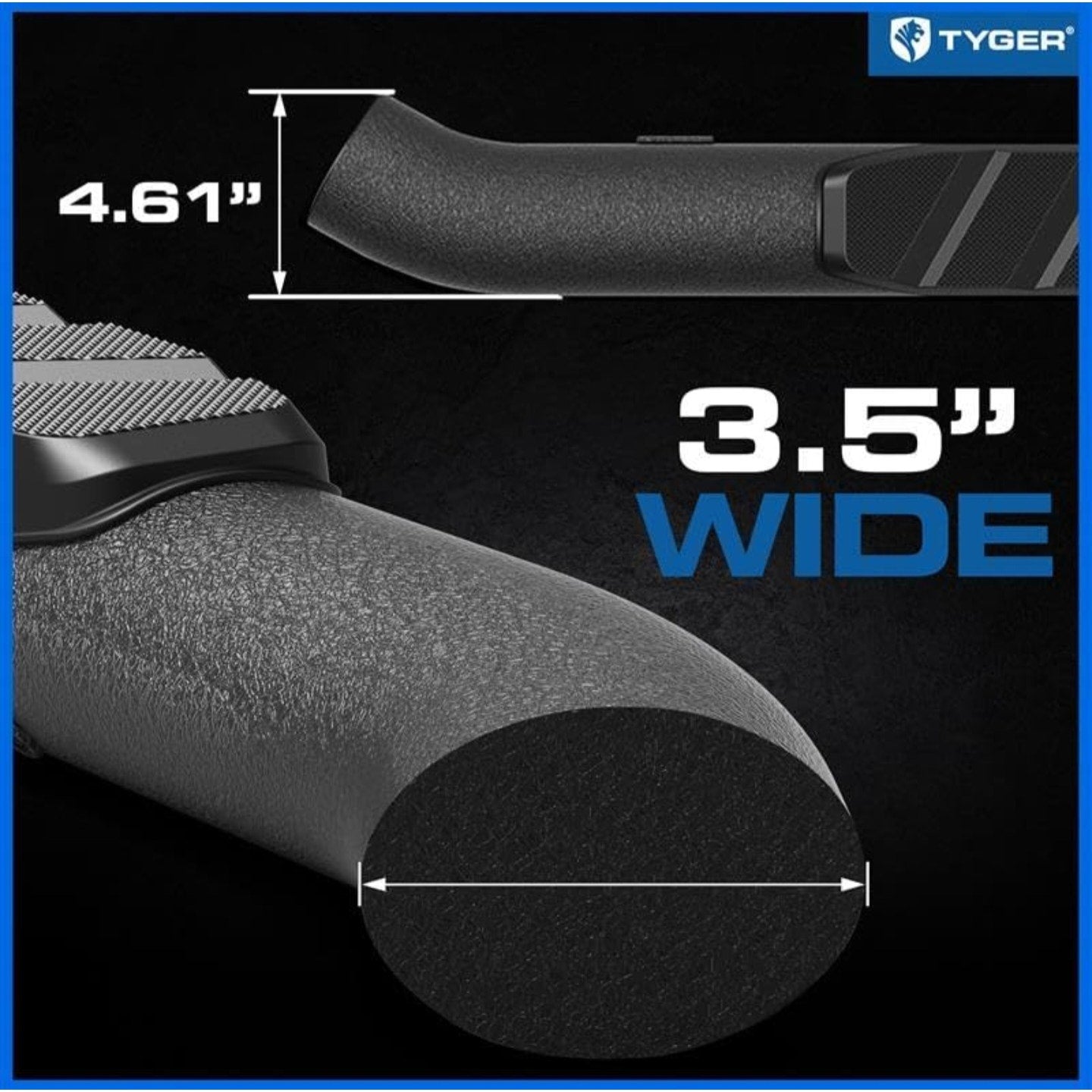 yger Auto 3.5" Rider Running Boards Compatible with 2009-2018 Dodge Ram 1500; 2010-2025 2500 / 3500
