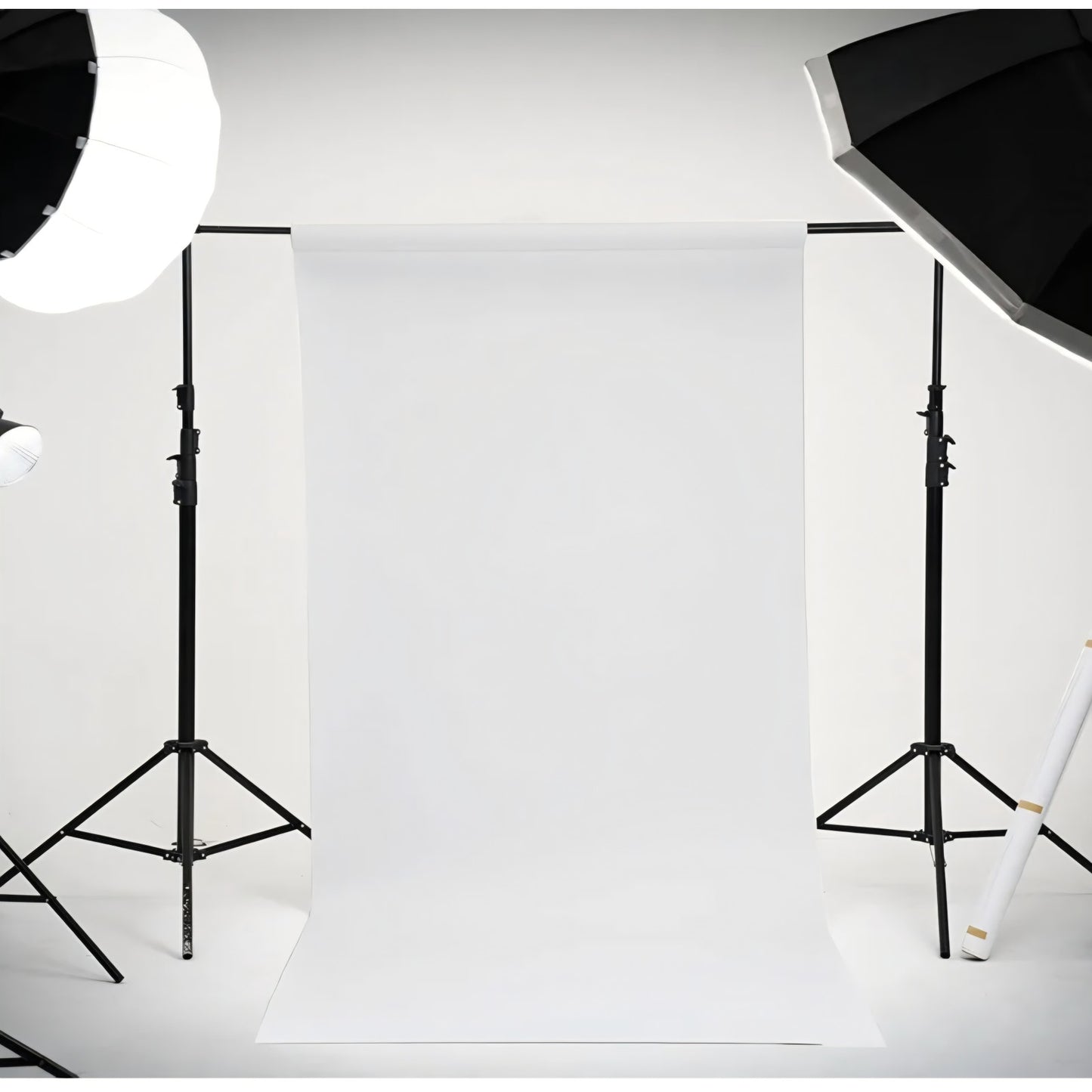 Kate Seamless Paper Backdrop for Photography White Photo Backdrop Paper (106.8''x32.8' Arctic White