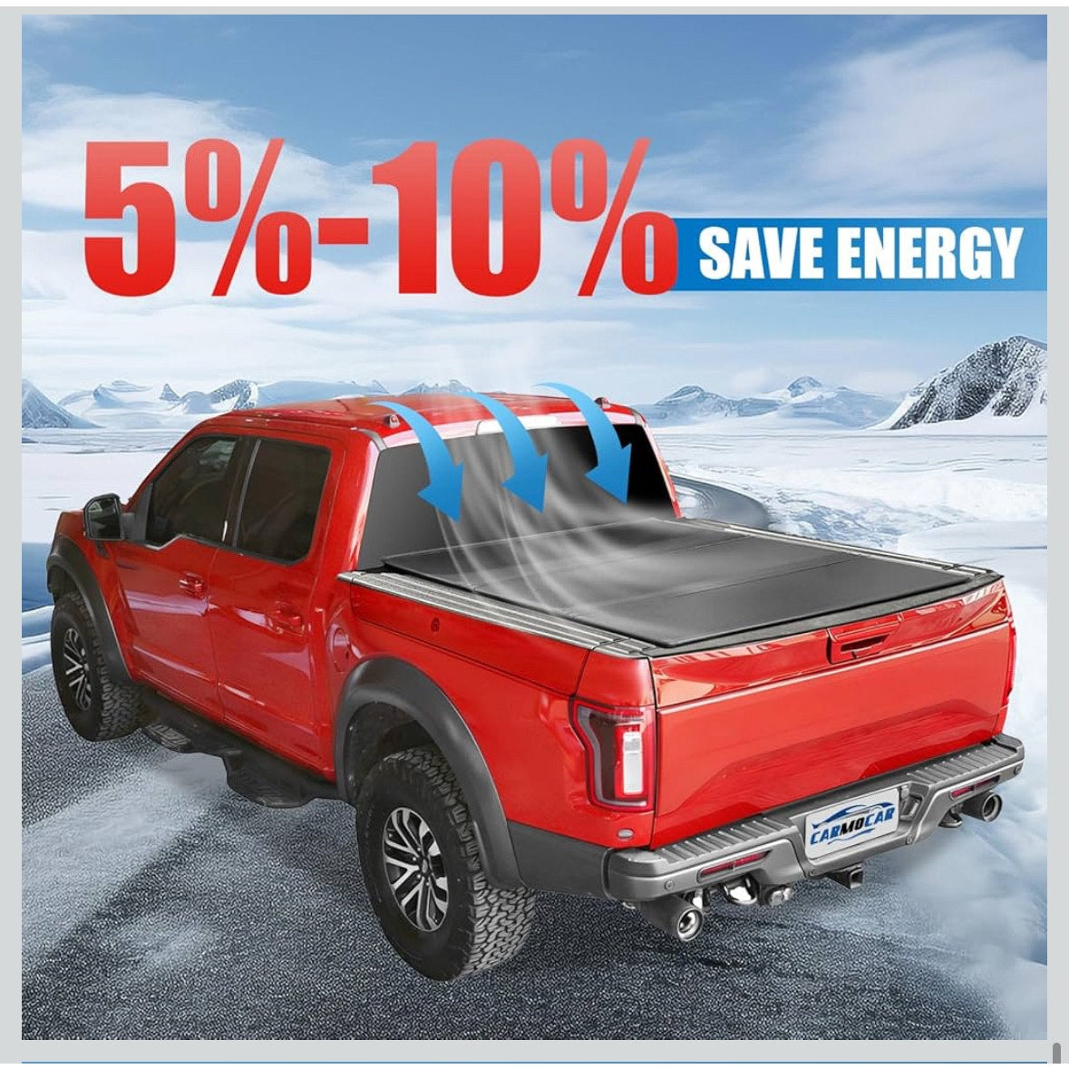 Hard Tri-Fold Tonneau Cover for 2009-2025 Ram 1500 5.7ft Bed (67.4")