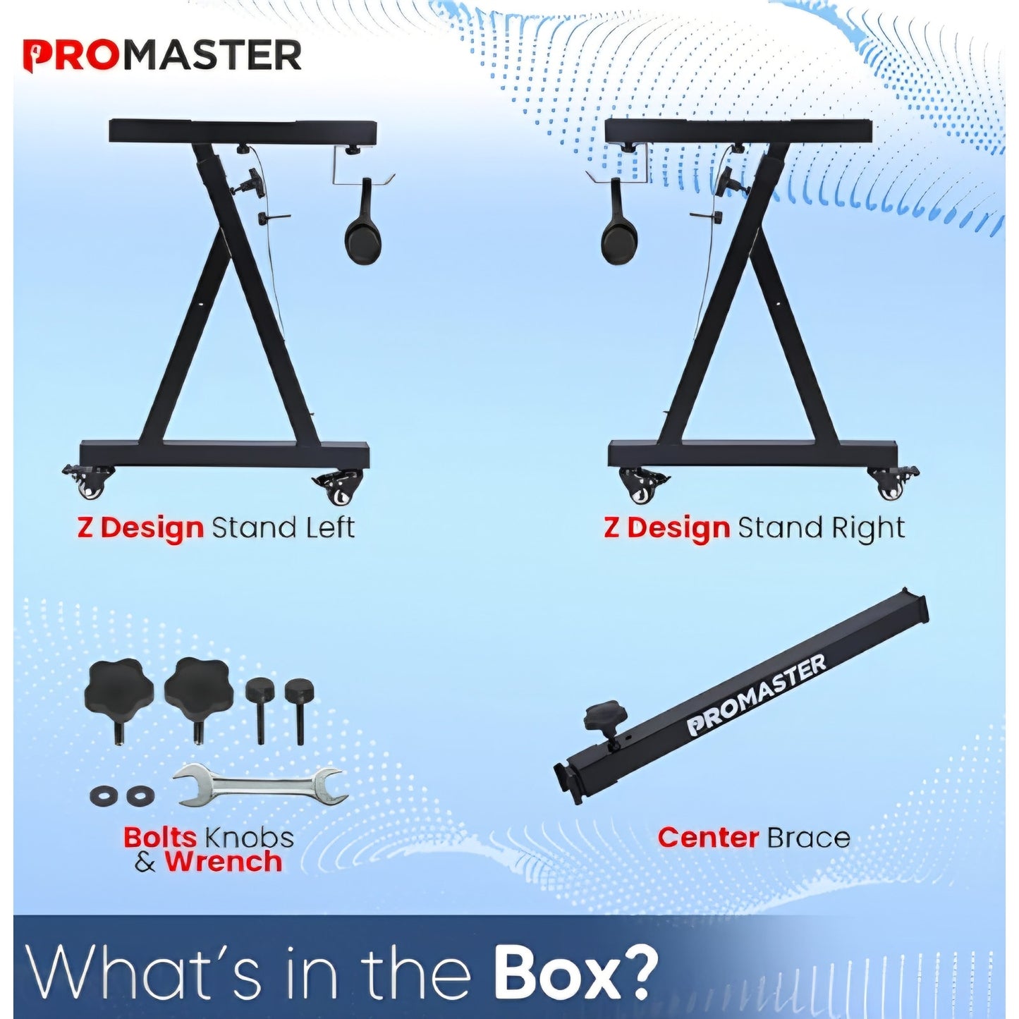 The Promaster Z-Design Keyboard Stand - Adjustable 20-34 Inches