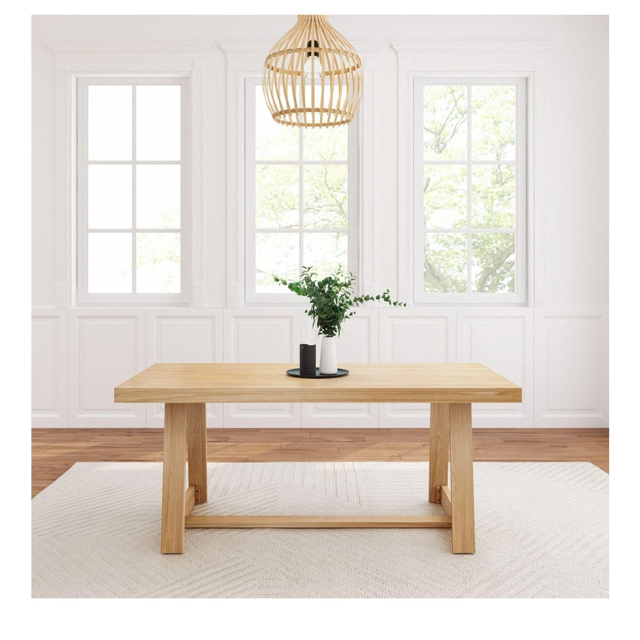72 Inch Farmhouse Dining Table