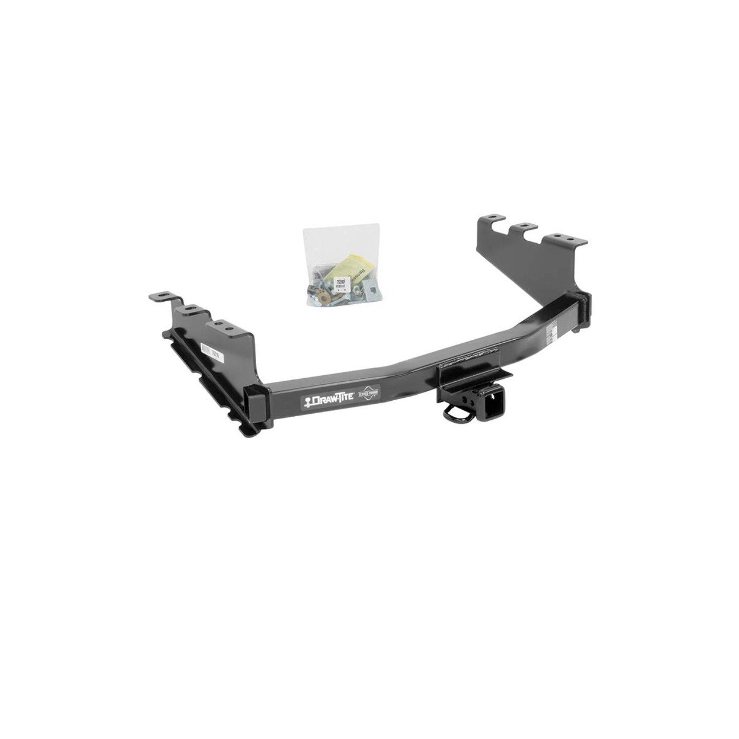 Draw-Tite 76016 Class 4 Trailer Hitch, 2 Inch Square Receiver, Black,