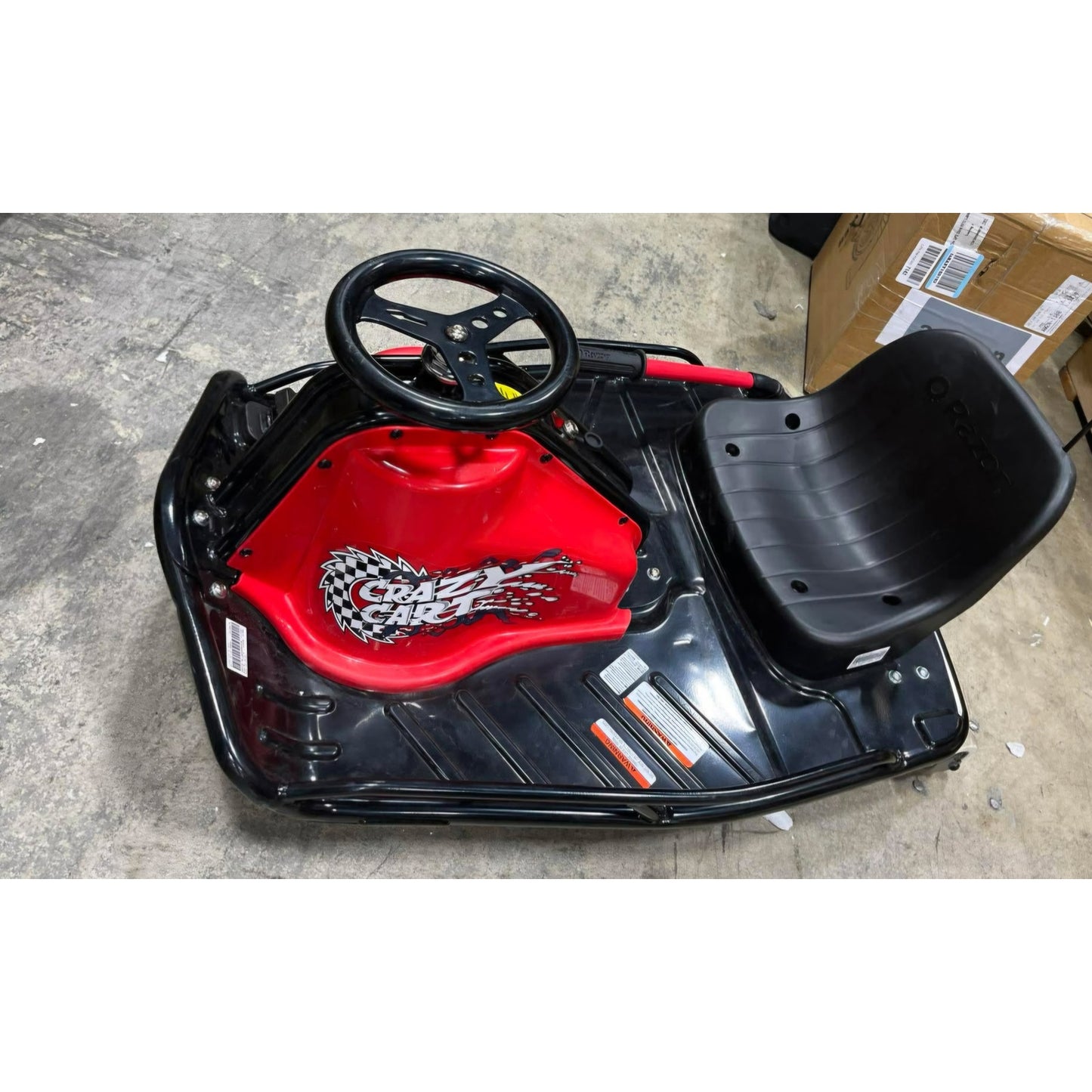 Razor Crazy Cart Sport - 24V Electric Drifting Go Kart, Variable Speed, Up to 12 mph