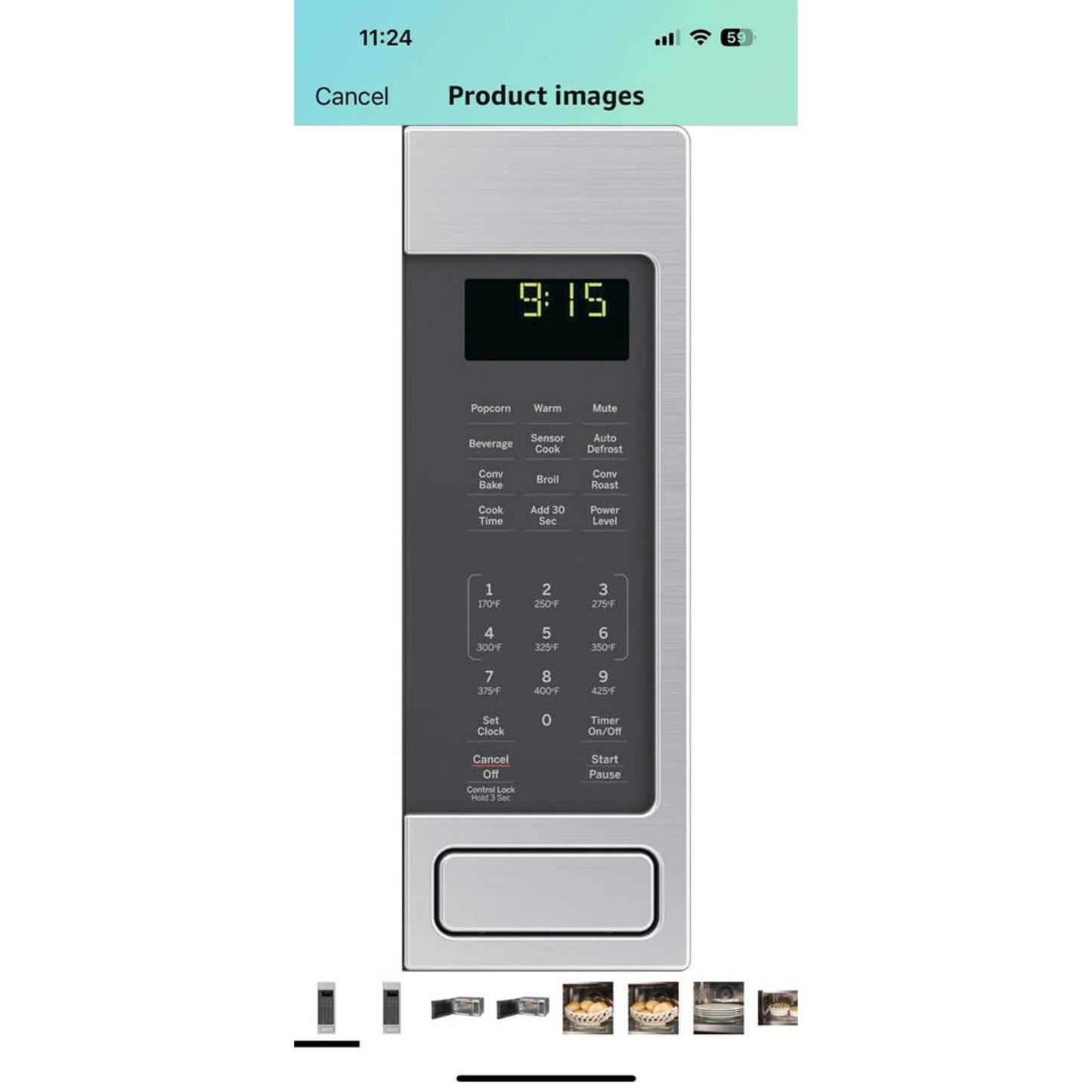 GE Profile PEB9159SJSS 22" Countertop Convection/Microwave Oven with 1.5 cu. ft. Capacity in Stainle