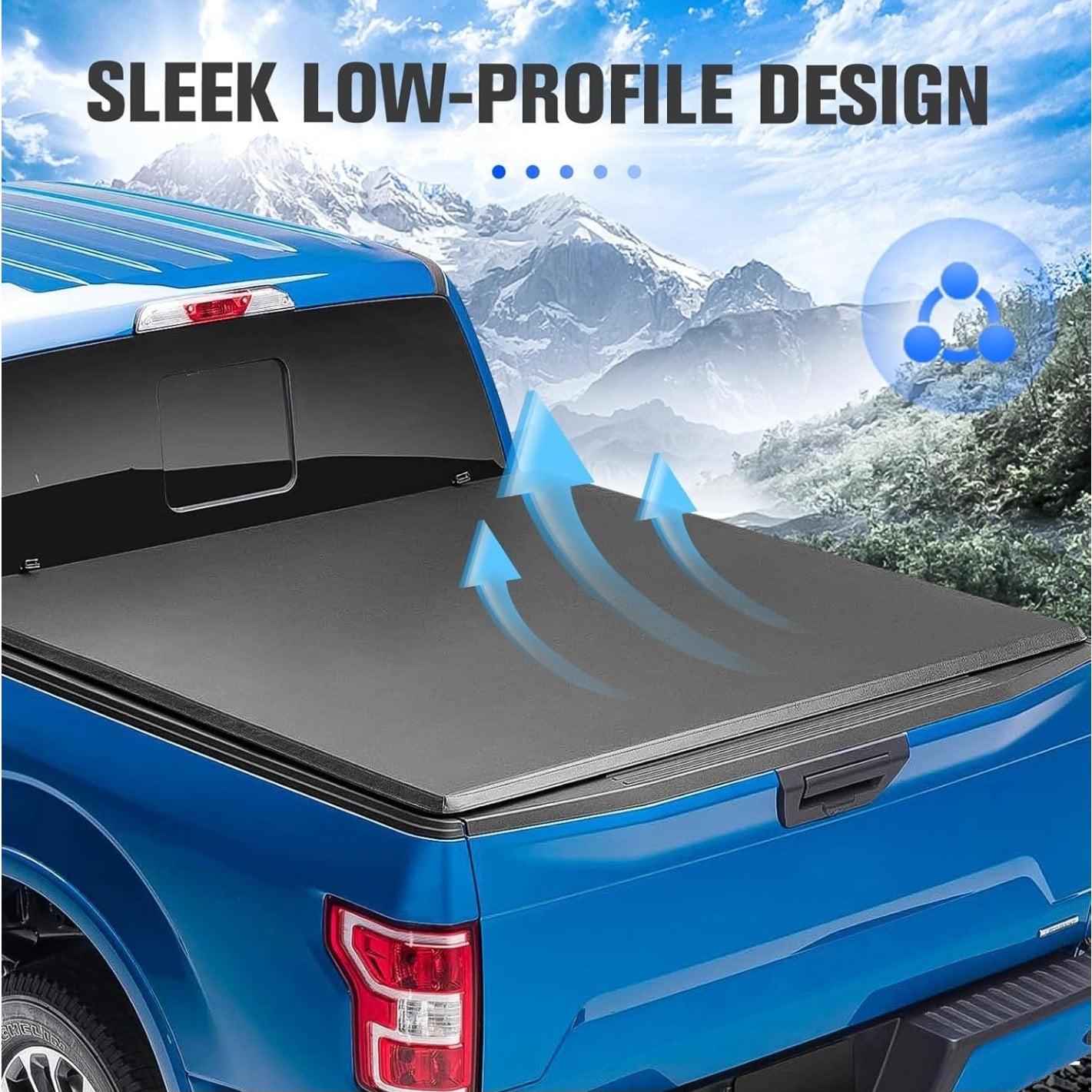5.1FT Soft Roll Up Truck Bed Tonneau Cover for 2004-2012 Chevrolet Colorado/GMC Canyon, 2006 Isuzu