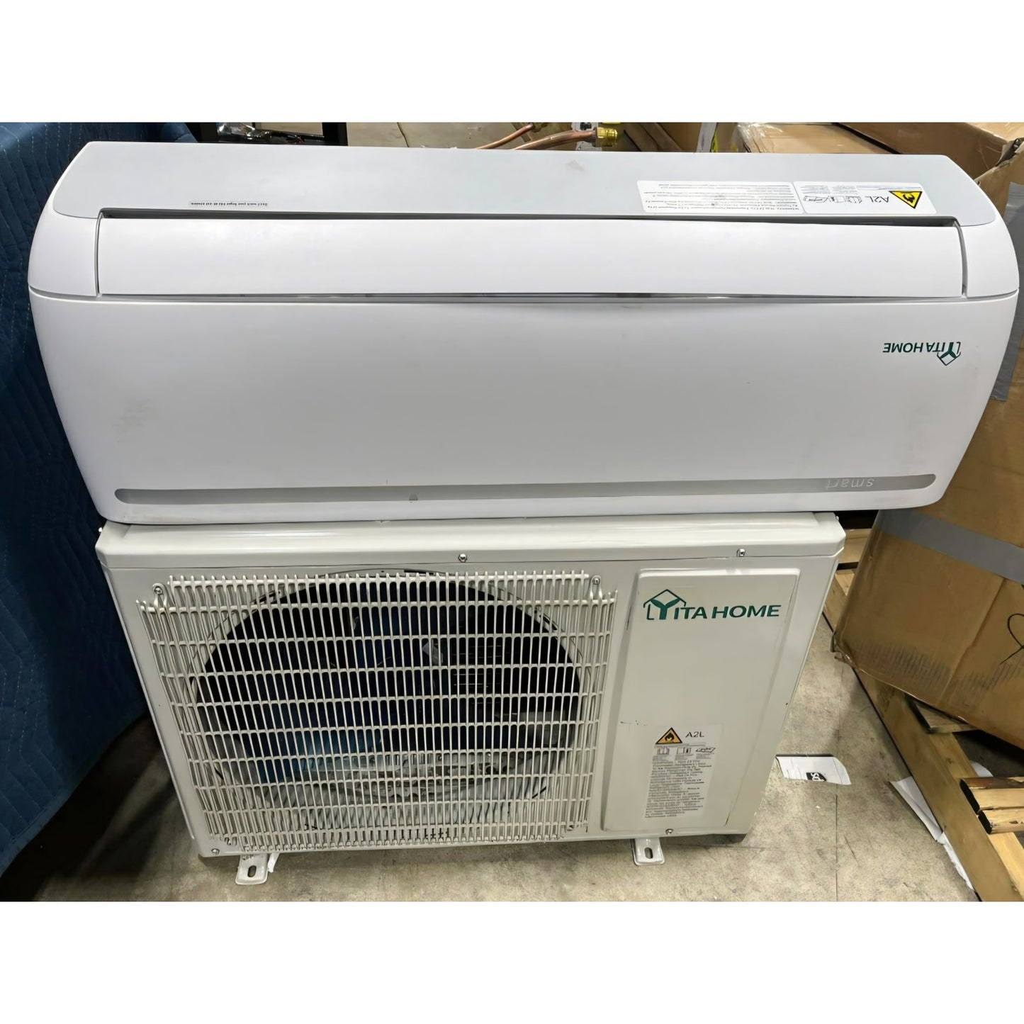 18000 BTU Mini Split Air Conditioner Heat Pump System, Wifi Enabled 19 SEER2 208-230V