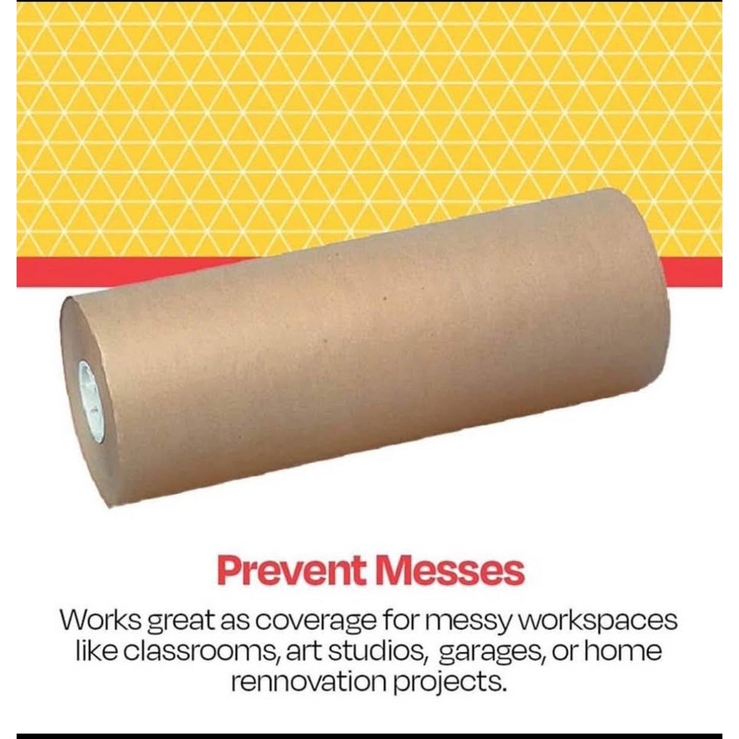 School Smart Butcher Kraft Paper Roll, 40 lbs, 48 Inches x 1000 Feet, Brown