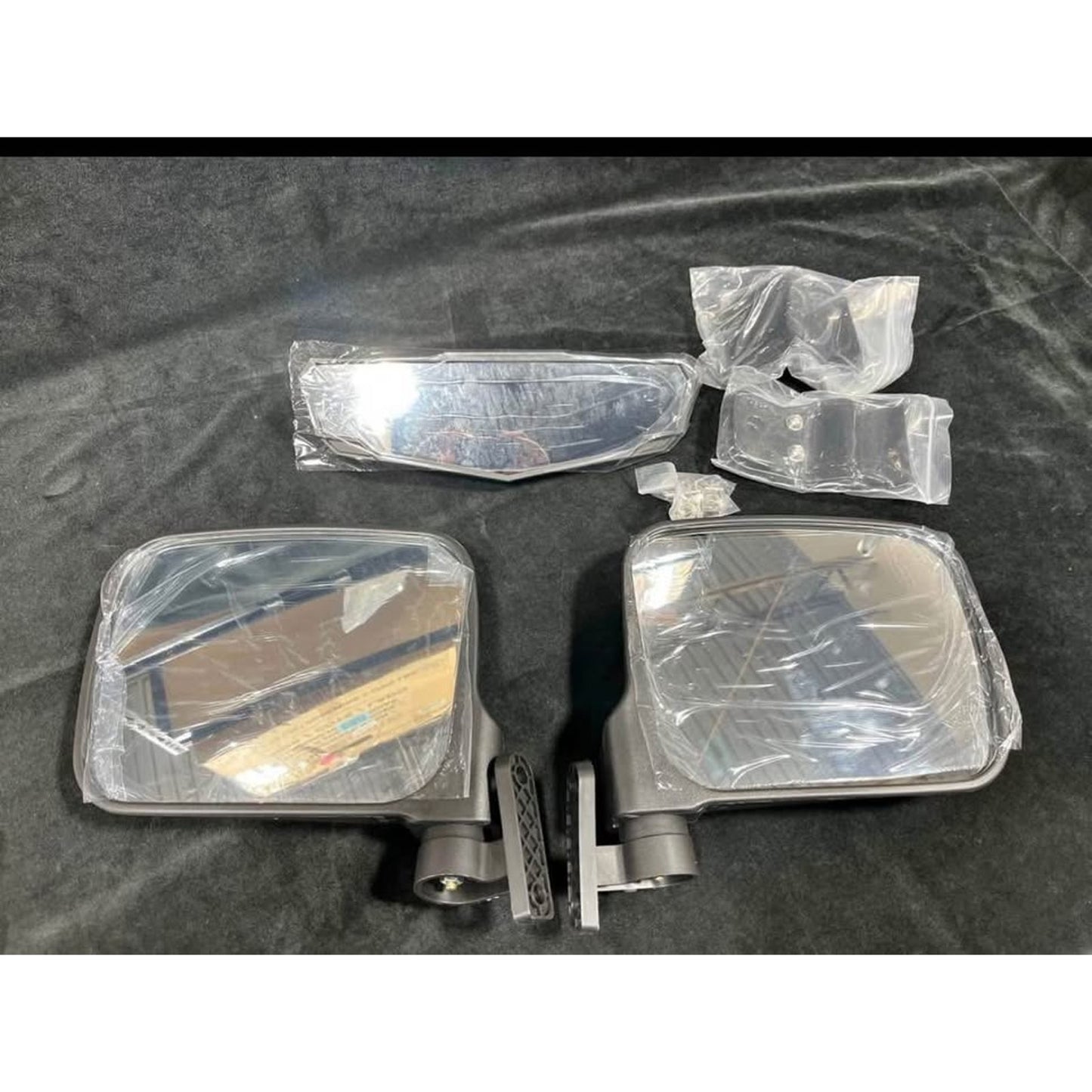 A & UTV PRO Rear View Mirror & Side Mirrors Kit for 2016-2024 Can-Am Defender HD5 HD8 HD9 HD