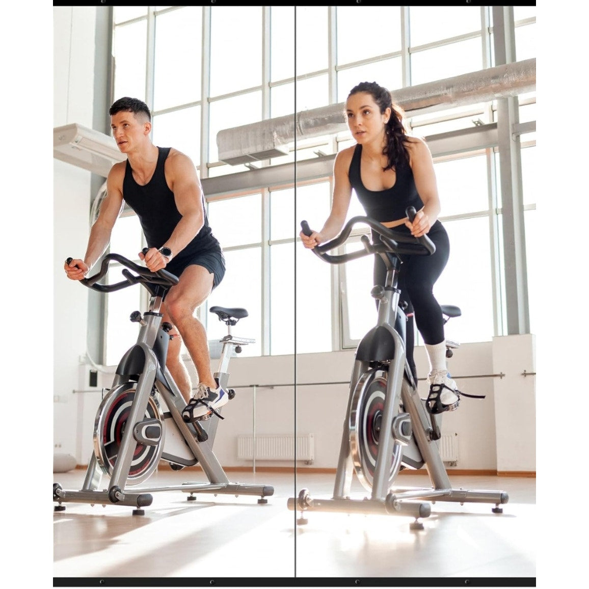 Home Gym Mirror for Wall,Mirror Full Length,60x25x2PCS,Glass Frameless Body Large Mirror for Home Gym,Workout,Bedroom,Garage