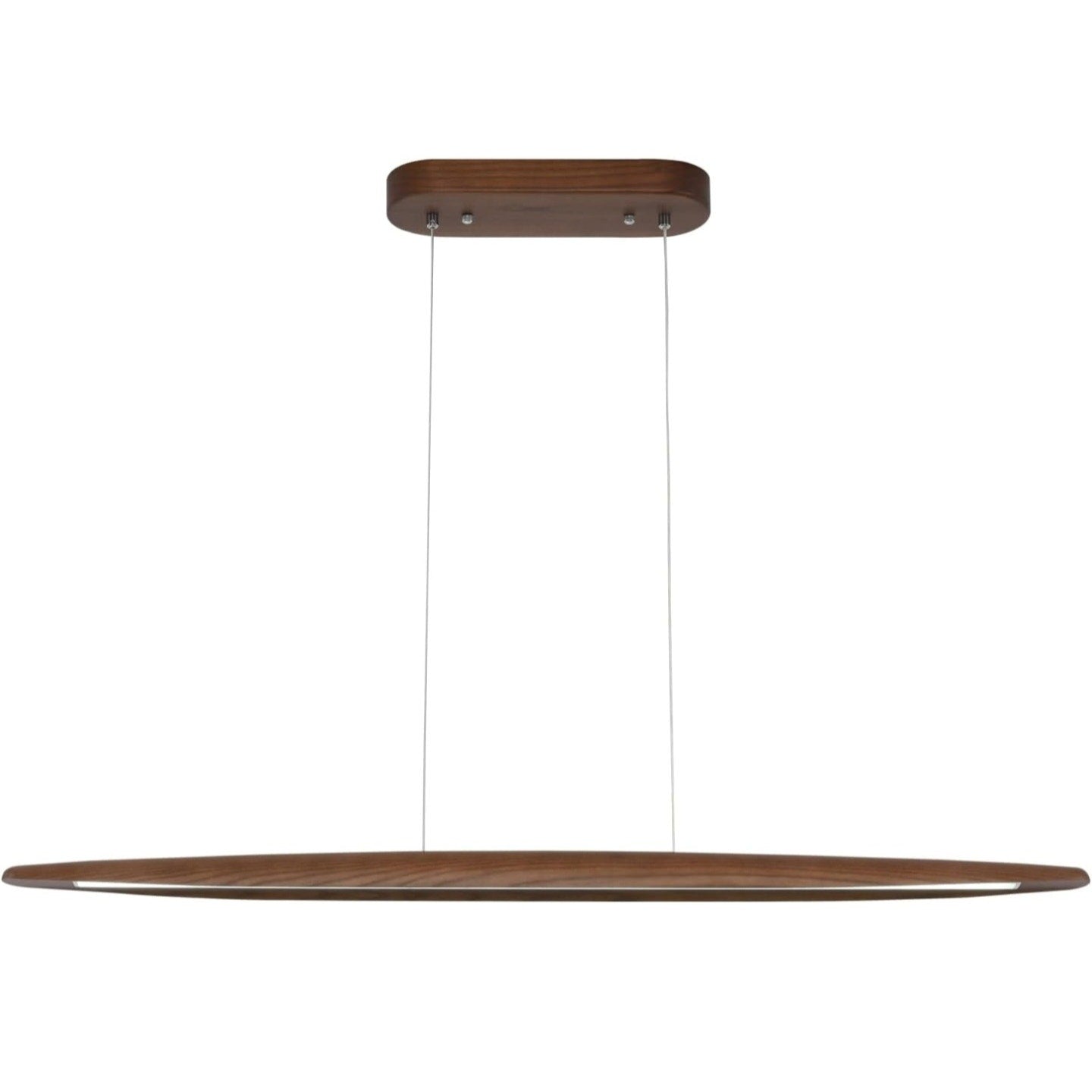 39" Wood Linear Pendant Light LED Dimmable Hanging Light Dinning Room Light Fixture Island Lights