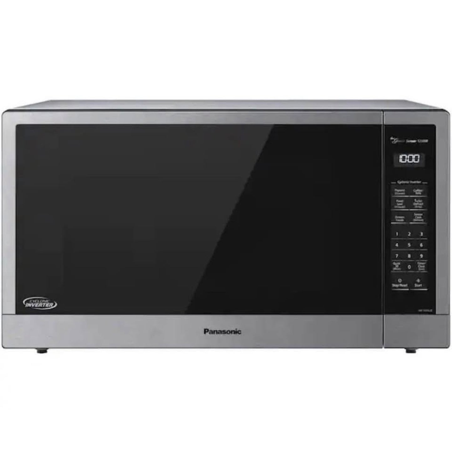 Panasonic 2.2 cu. ft. Countertop Microwave in Stainless Steel Built-in with Cyclonic Wave Inverter T
