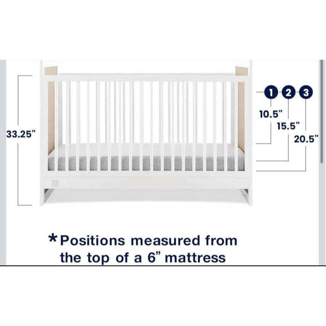 Delta Children babyGap Liam 4-in-1 Convertible Crib Greenguard Gold Certified - Converts to Toddler