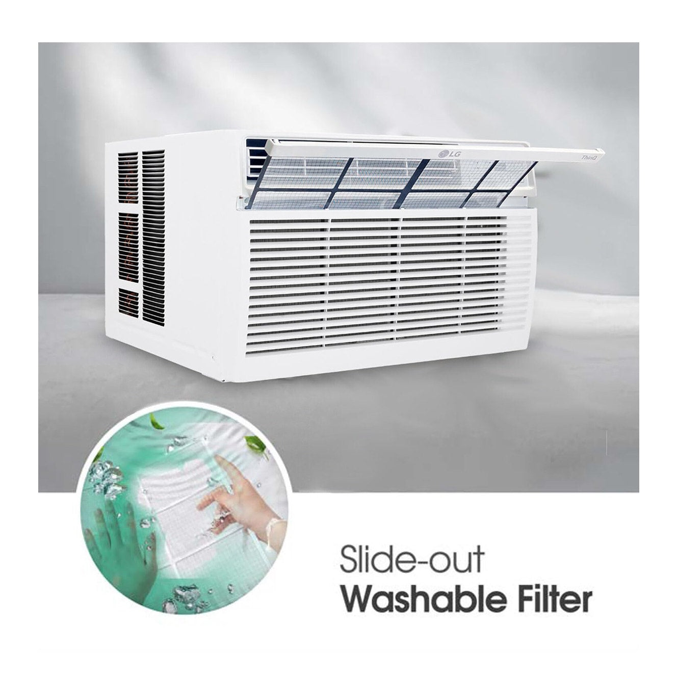 LG 10000 BTU Smart Wi-Fi Enabled, Ultra-Quite window air conditioner