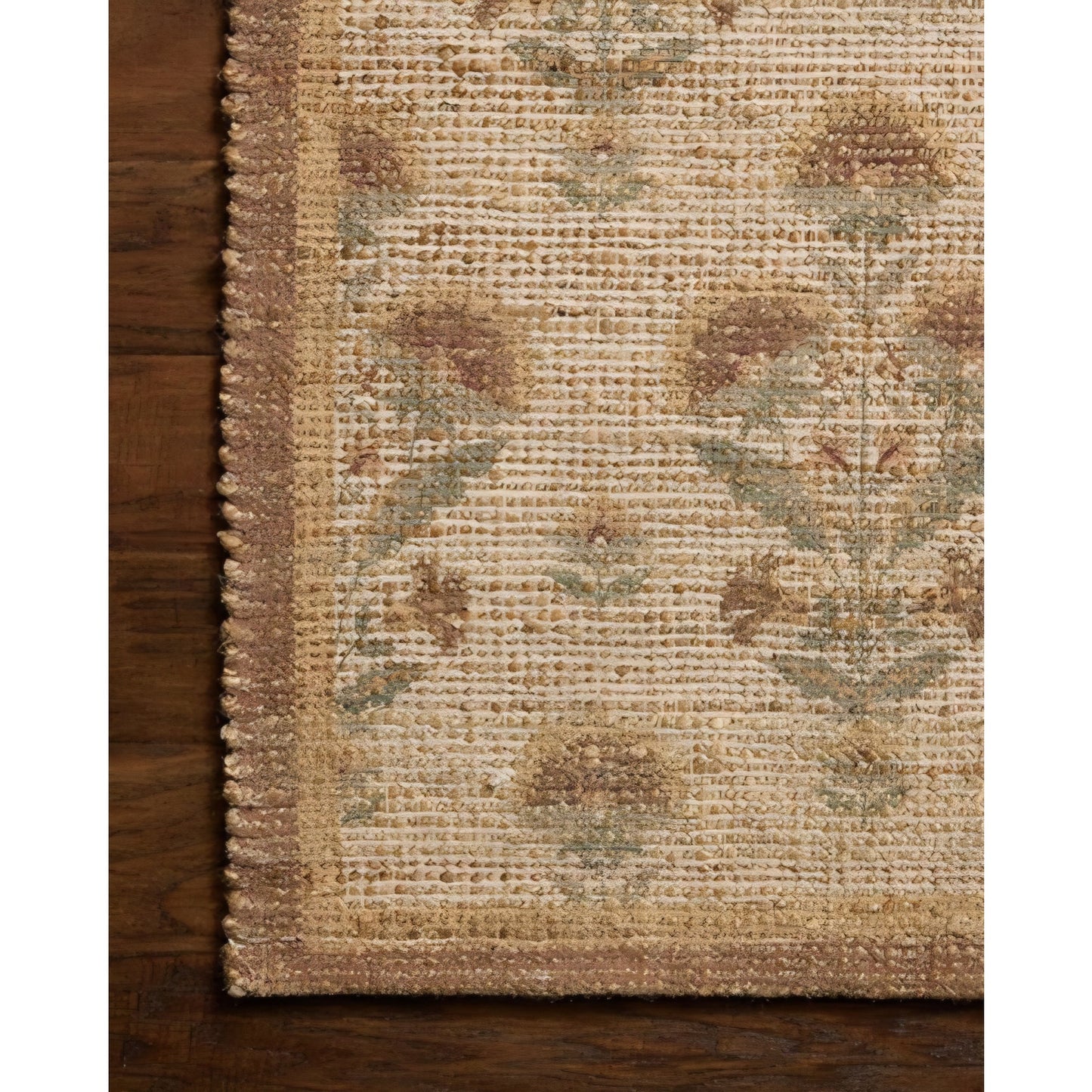 Area Rug Loloi Chris Loves Julia Rue Collection RUE-01 Wheat/Sage 9'-3" x 13' Area Rug Jute