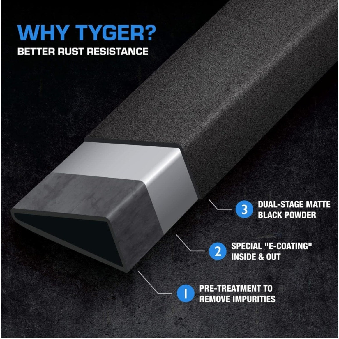 Tyger Auto 6" Riser Running Boards Compatible with 2009-2018 Dodge Ram 1500; 2010-2025 2500 3500;